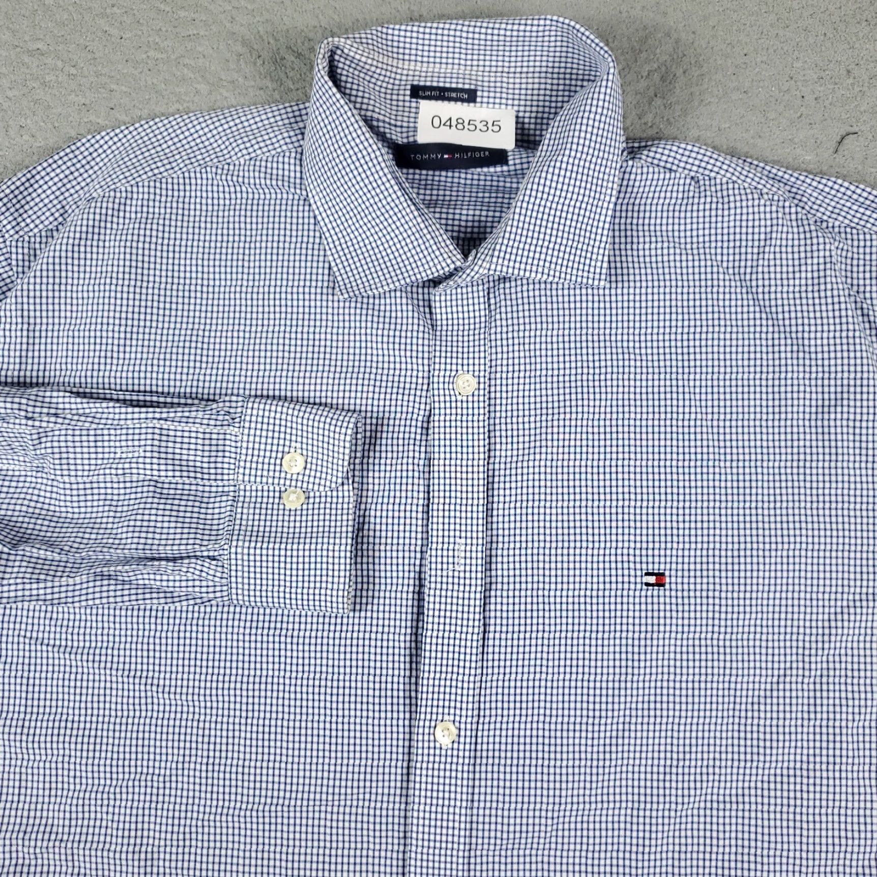Tommy Hilfiger Tommy Hilfiger Shirt XL Check Plaid Button Up Long Sleeve Casual Mens Size US XL / EU 56 / 4 - 2 Thumbnail