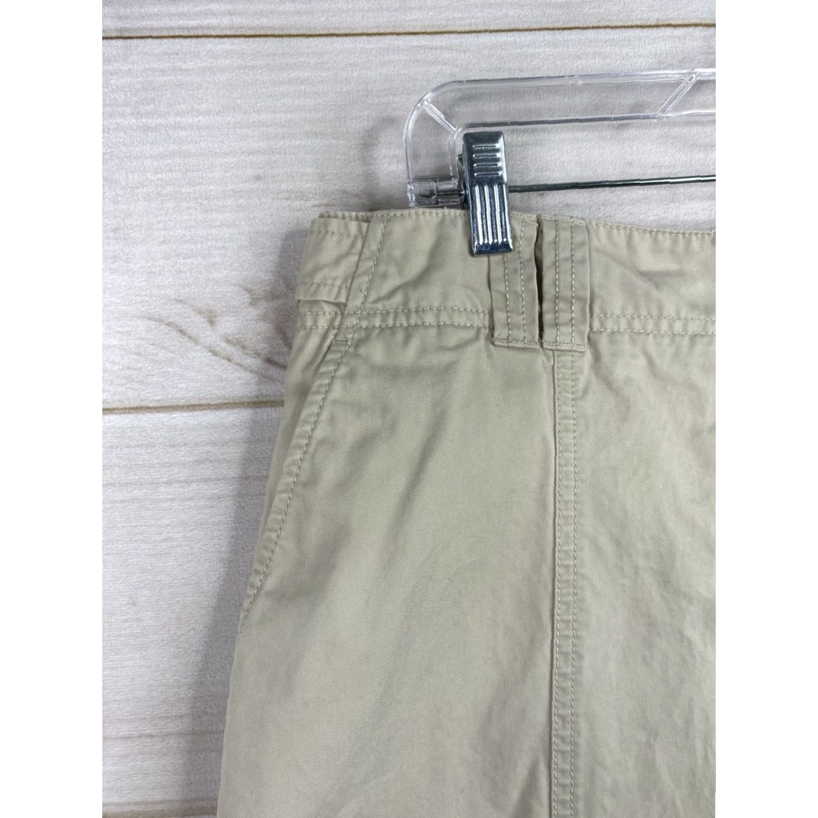 Eddie Bauer VINTAGE Eddie Bauer Skirt Womens 14 Beige Cotton 90s Y2K Cottagecore Long Pencil Straight Womens) Size 36" / US 14 / IT 50 - 2 Thumbnail