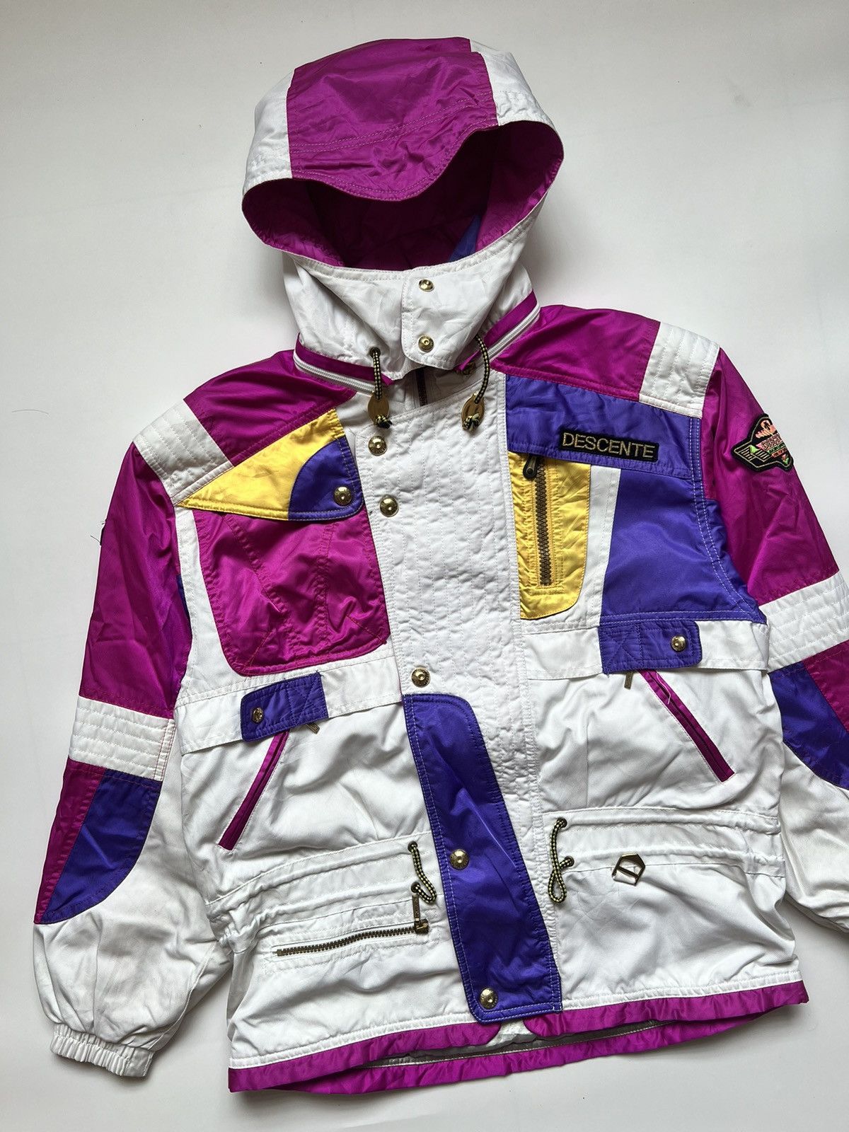 Descente 1990's Descente Racing Equipment Ski Winter Jacket Size US L / EU 52-54 / 3 - 7 Thumbnail