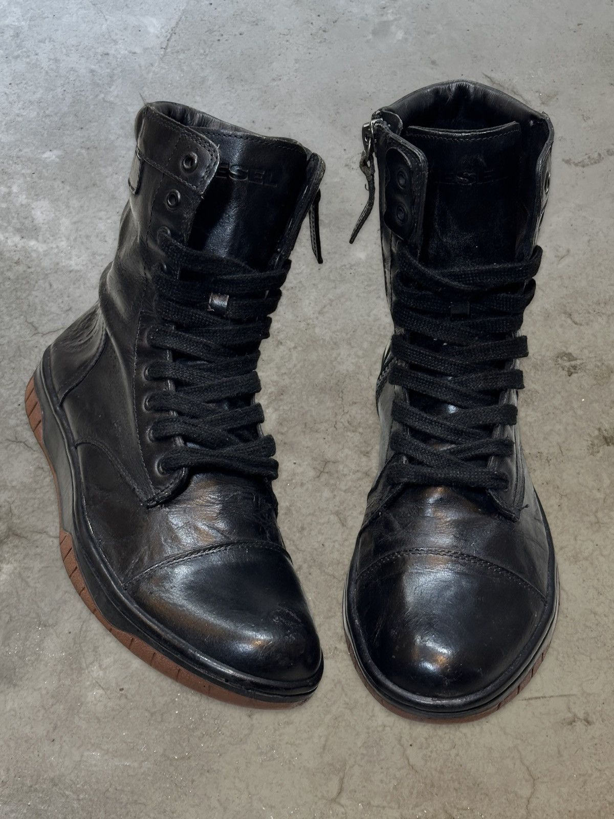 Diesel (FW17) BASKET BUTCH ZIPPY BOOTS Size US 9 / EU 42 - 1 Thumbnail
