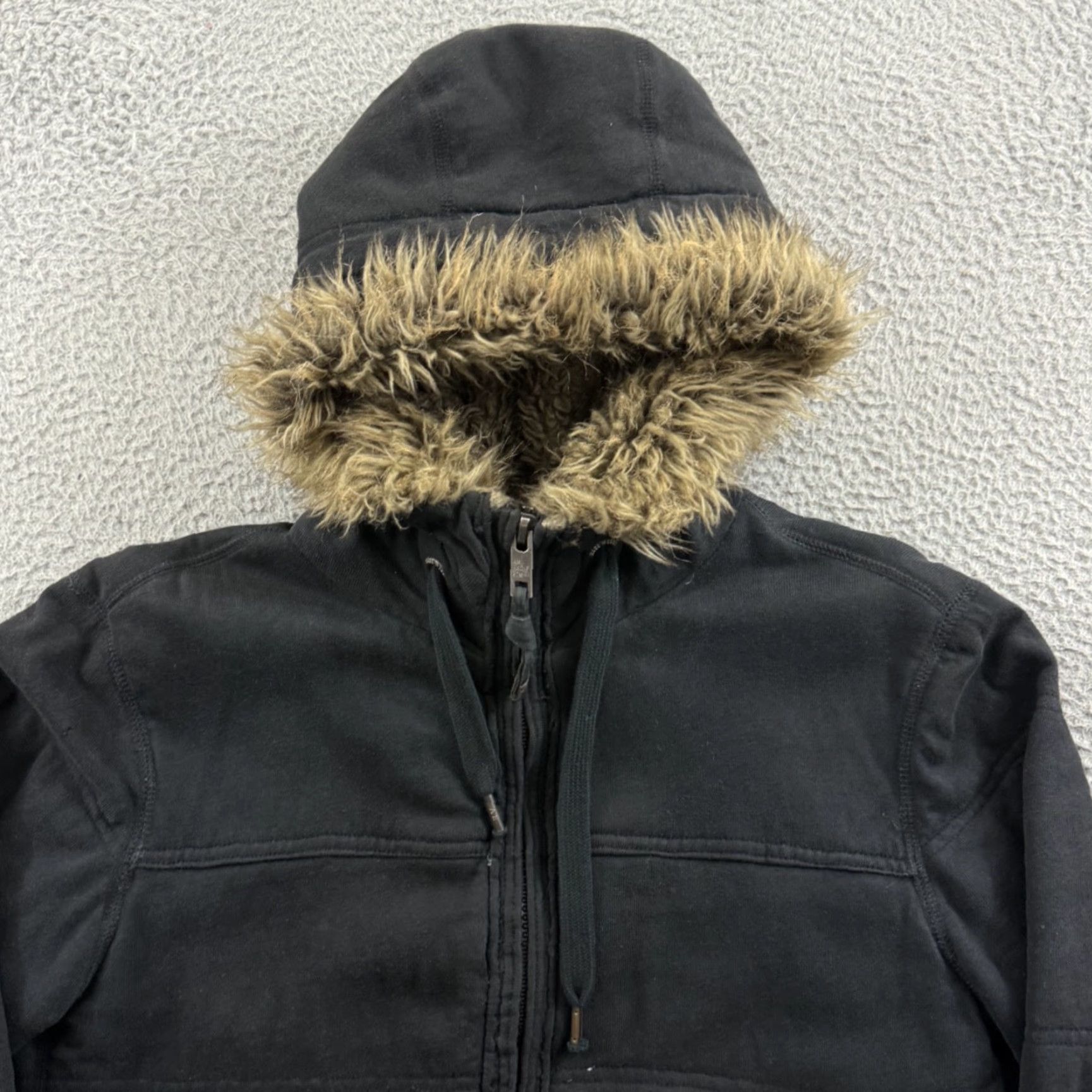 American Eagle Outfitters VINTAGE American Eagle Jacket Mens M Black Hooded Zip Bomber Jacket Outdoor Y2K Size US M / EU 48-50 / 2 - 3 Thumbnail