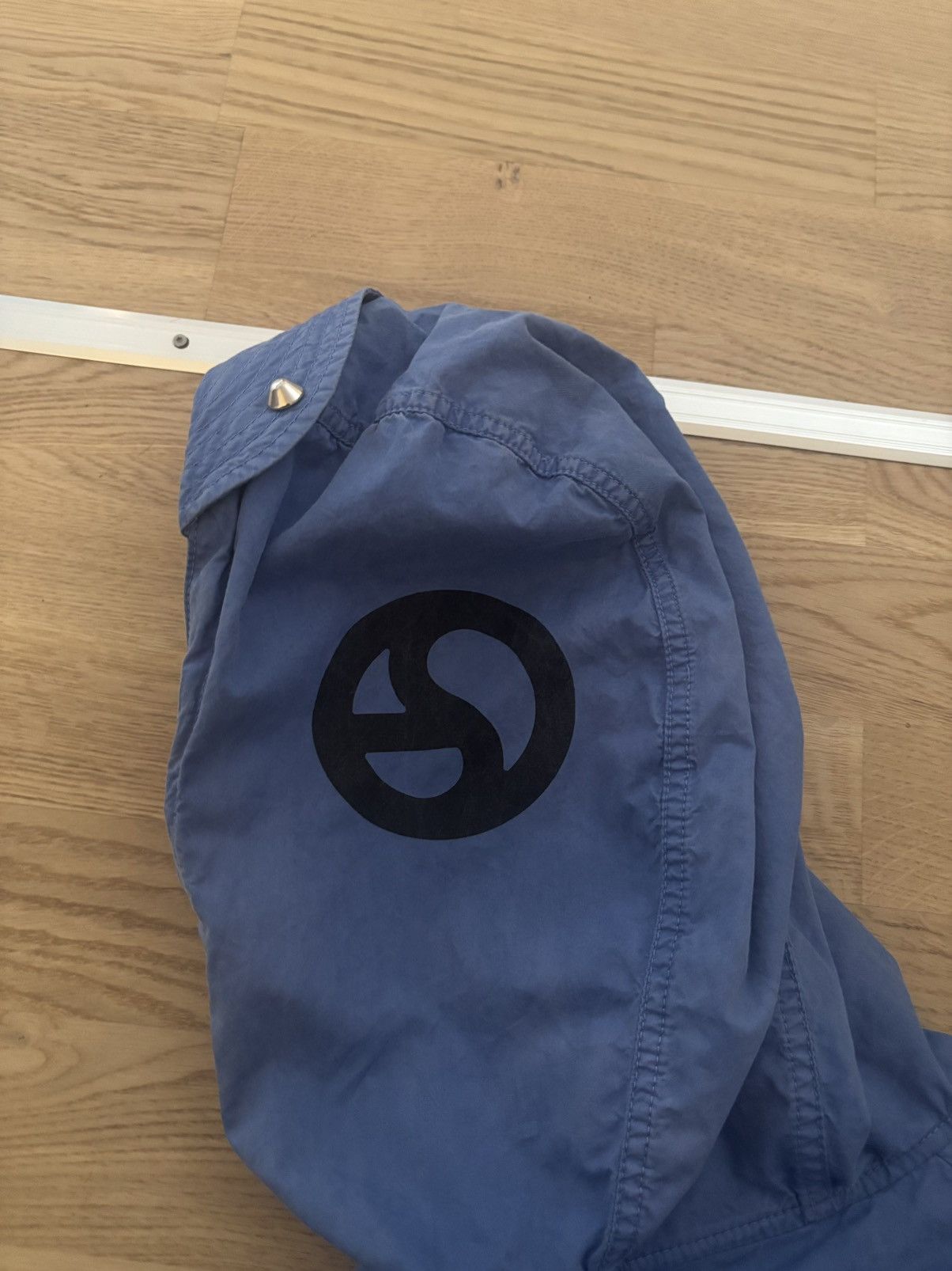 Acne Studios Acne Studios Blue Studded Parka Jacket Size US S / EU 44-46 / 1 - 5 Thumbnail