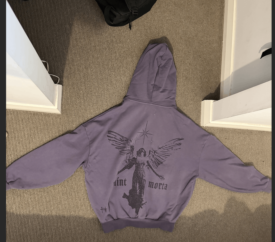 Carre Carré Purple Graphic Hoodie Size US XS / EU 42 / 0 - 2 Thumbnail