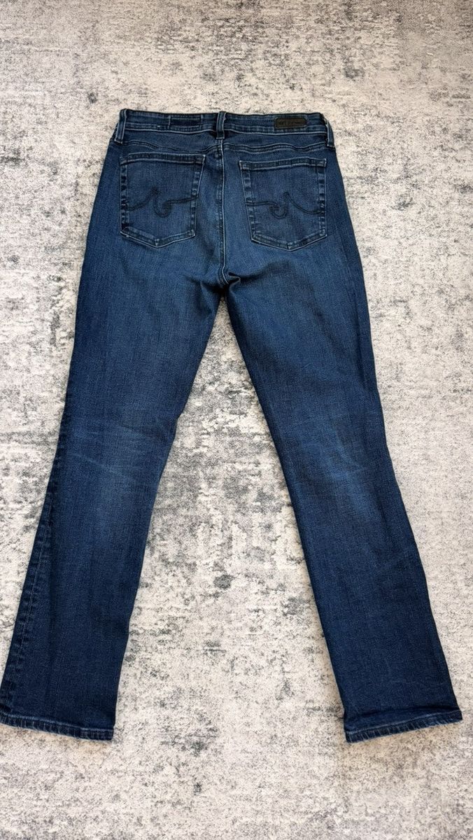 AG Adriano Goldschmied AG Adriano Goldschmied The Mari HighRise Slim Straight Jeans Size 30" / US 8 / IT 44 - 2 Thumbnail