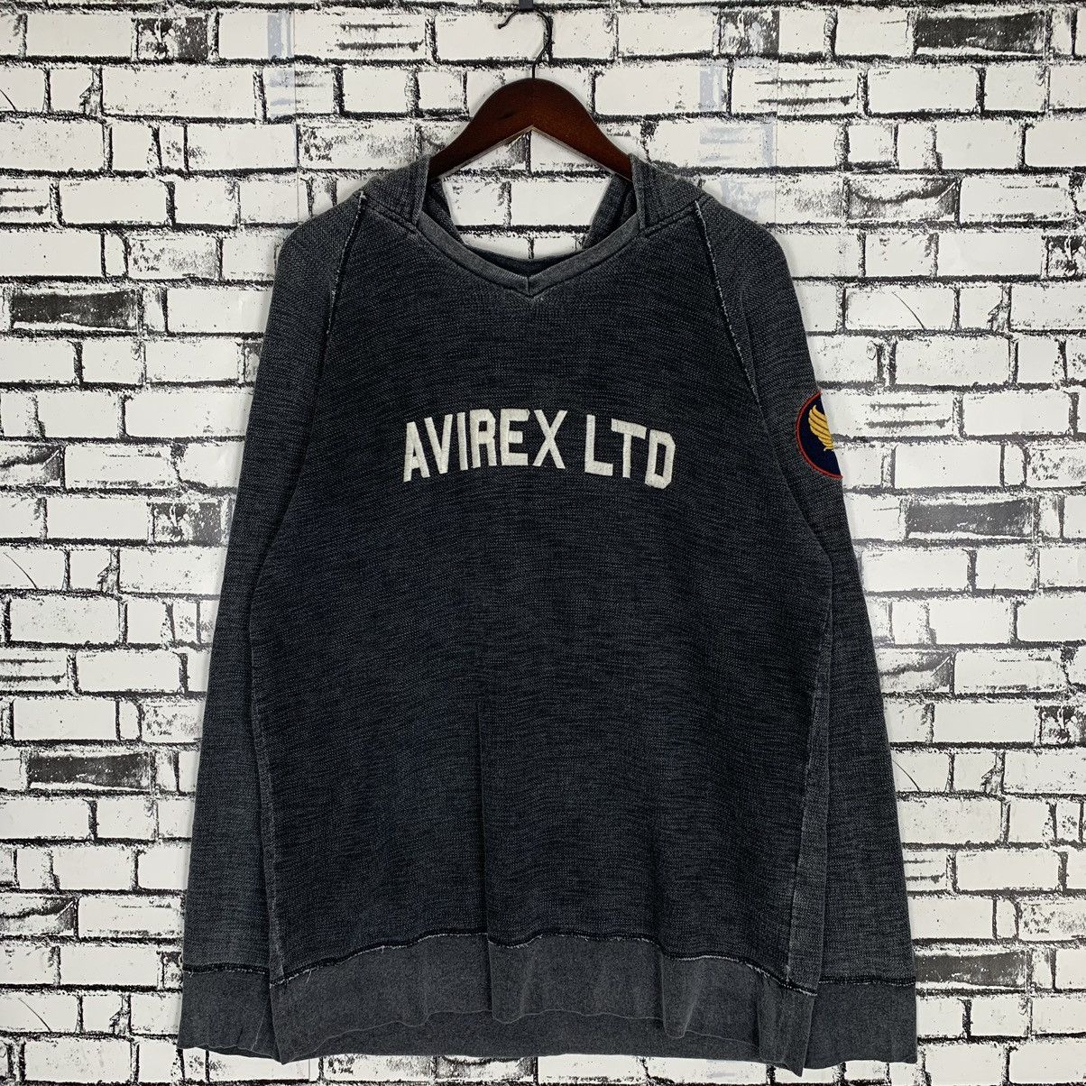 Avirex × Vintage Avirex American Military Avirex Limited Patches Hoodie Size US L / EU 52-54 / 3 - 1 Thumbnail