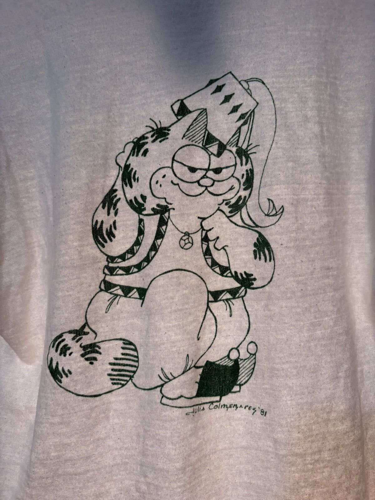 Vintage Rare Vintage Garfield Raglan Tee 1981 Homan’s 2nd East Harem Size US S / EU 44-46 / 1 - 3 Thumbnail