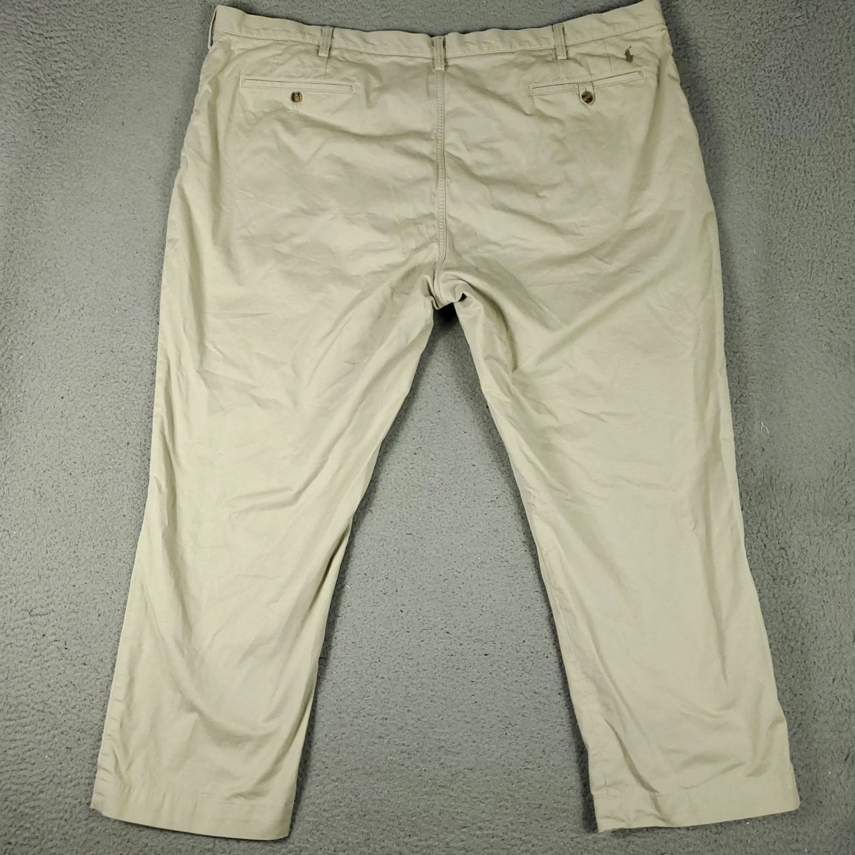 Ralph Lauren Ralph Lauren Pants Mens 50x30 Beige Classic Fit Flat Front Chino Trousers Size US 34 / EU 50 - 7 Thumbnail
