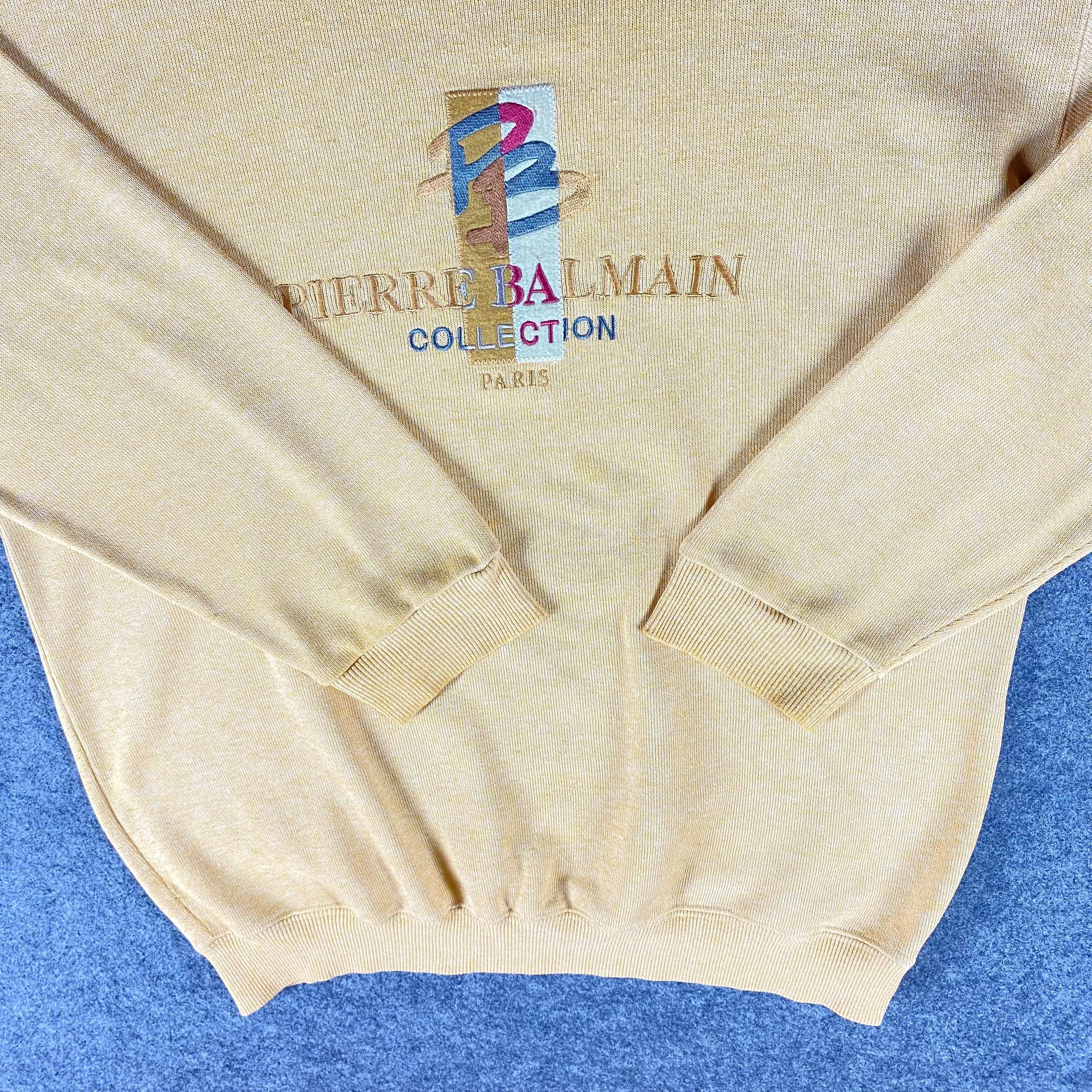 Pierre Balmain Vintage Piere Balmain Paris Sweatshirt Size US L / EU 52-54 / 3 - 8 Thumbnail