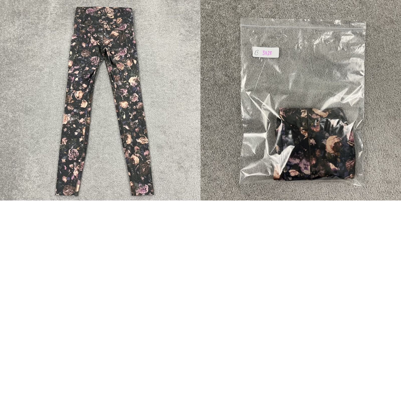 Lululemon VINTAGE Lululemon Fast N Free Full Length Tights Womens Sz 4 / 28" Floral Active Fitness Size ONE SIZE - 8 Thumbnail
