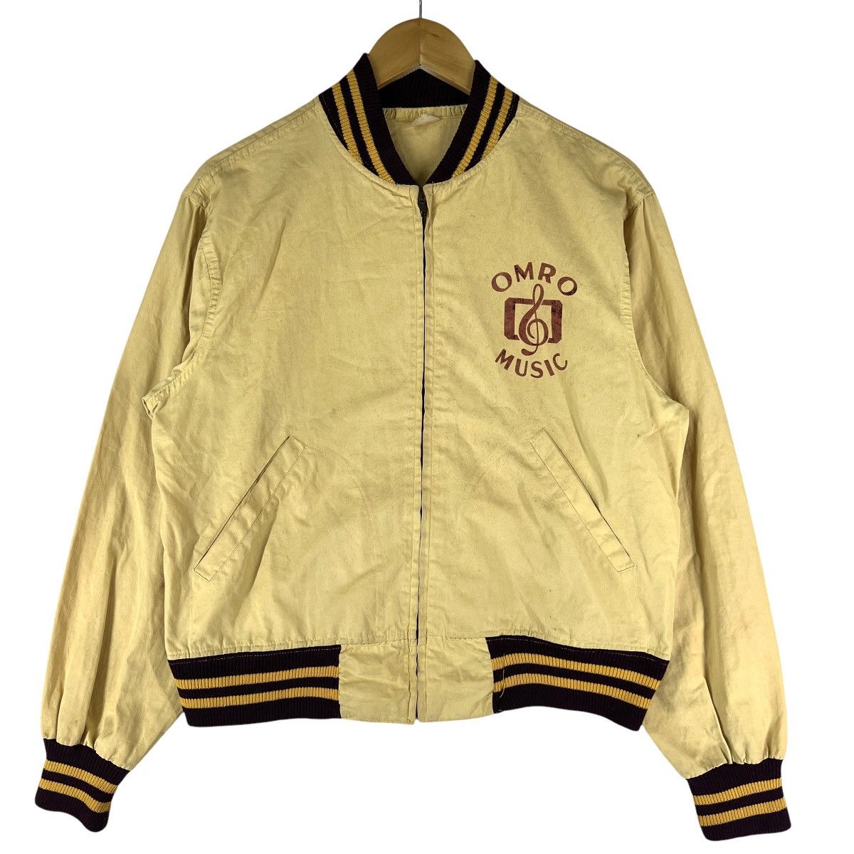 Champion 🔥 VTG 50s CHAMPION RUNNING MAN OMRO MUSIC PEP BAND JACKET Size US M / EU 48-50 / 2 - 2 Thumbnail