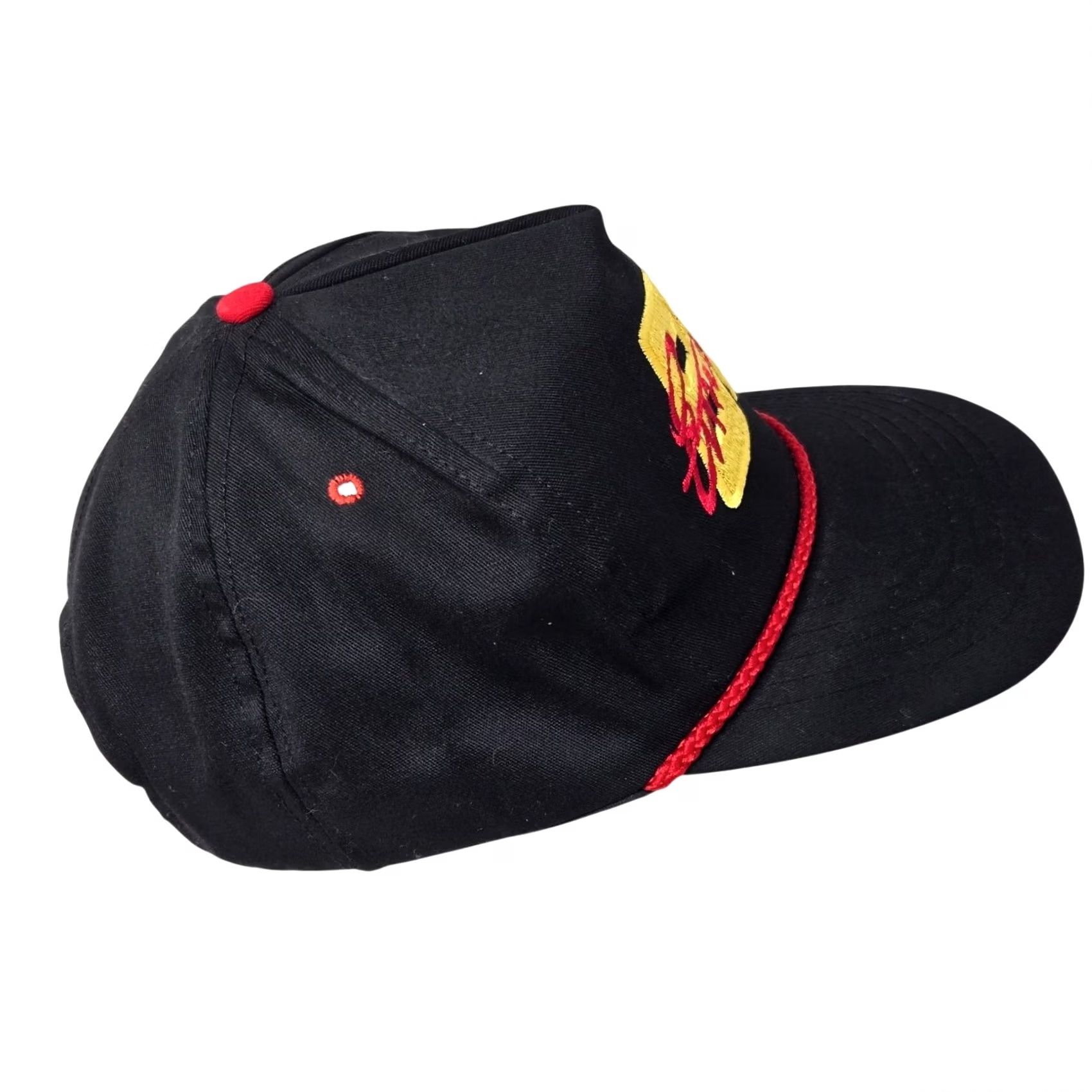 Vintage VINTAGE Ernie Irvan Havoline Trucker Hat Nascar Racing Embroidered Made In USA Men Snapback Black One Size Hat Mens Size ONE SIZE - 4 Thumbnail
