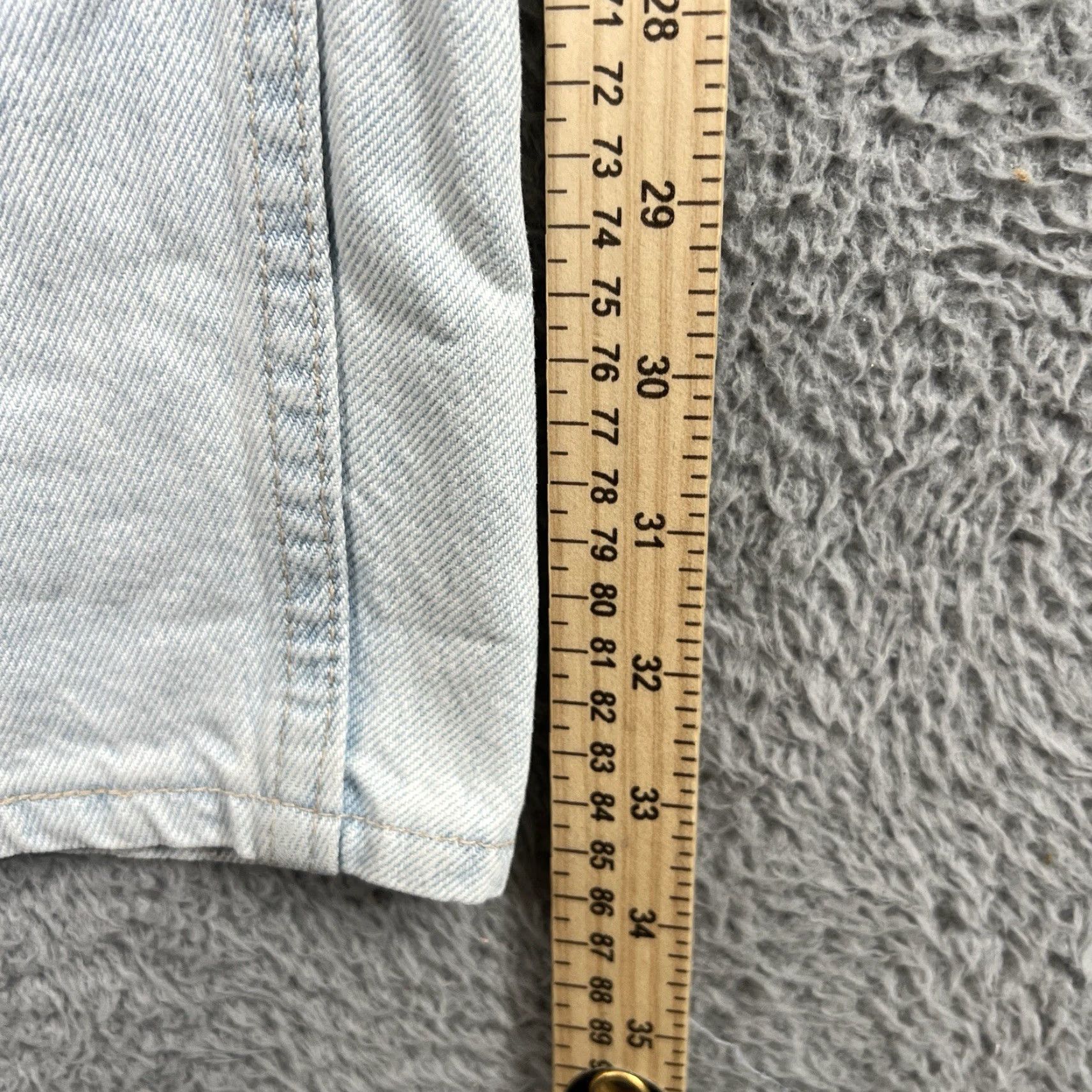 Levi's Vtg Levis 550 Jean 38x34 Relaxed Tapered Leg Orange Tab Light Wash USA Baggy Size US 38 / EU 54 - 3 Thumbnail