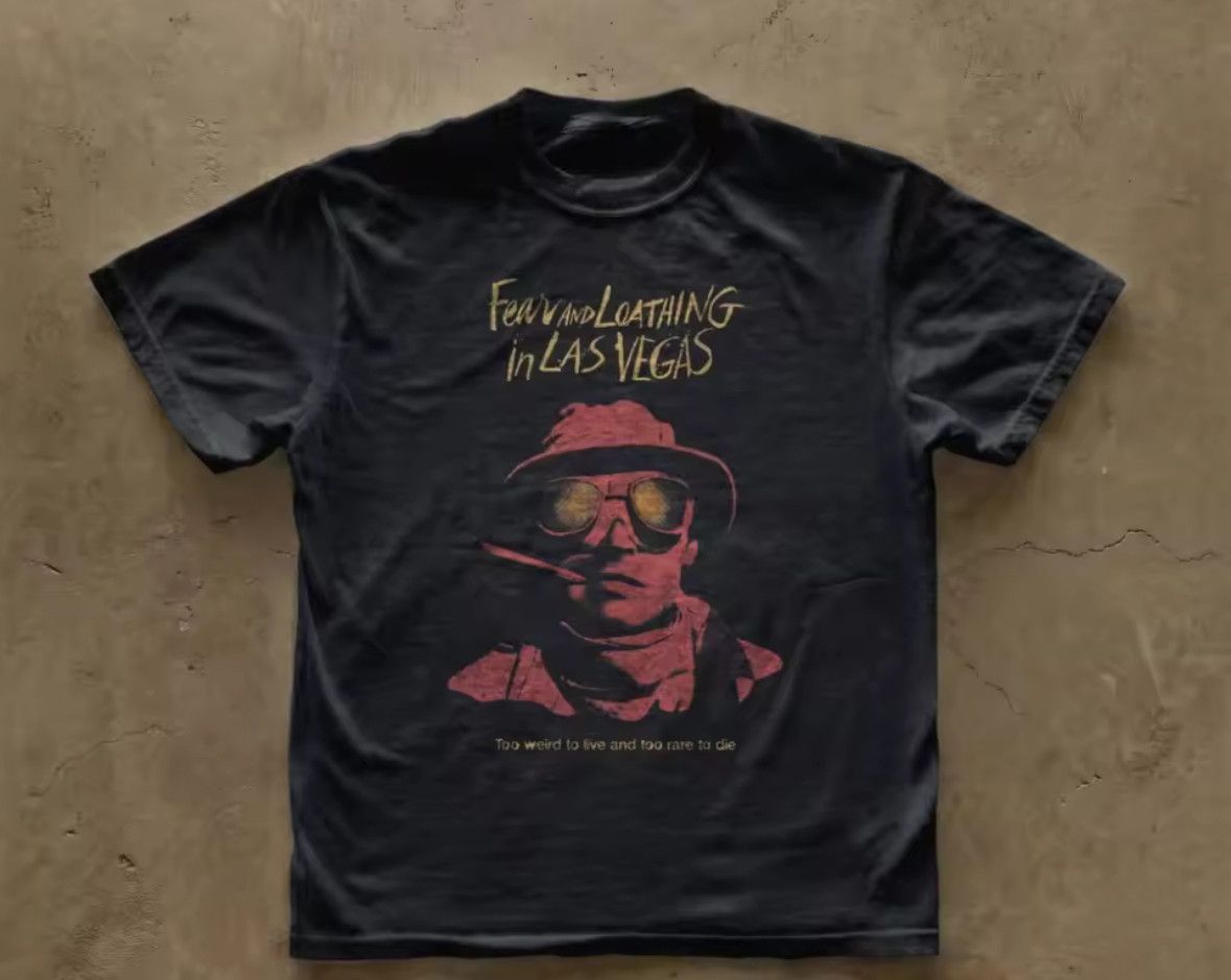 Japanese Brand Retro Fear Loathing Las Vegas Vintage Poster Graphic T-Shirt Size US XXL / EU 58 / 5 - 1 Thumbnail