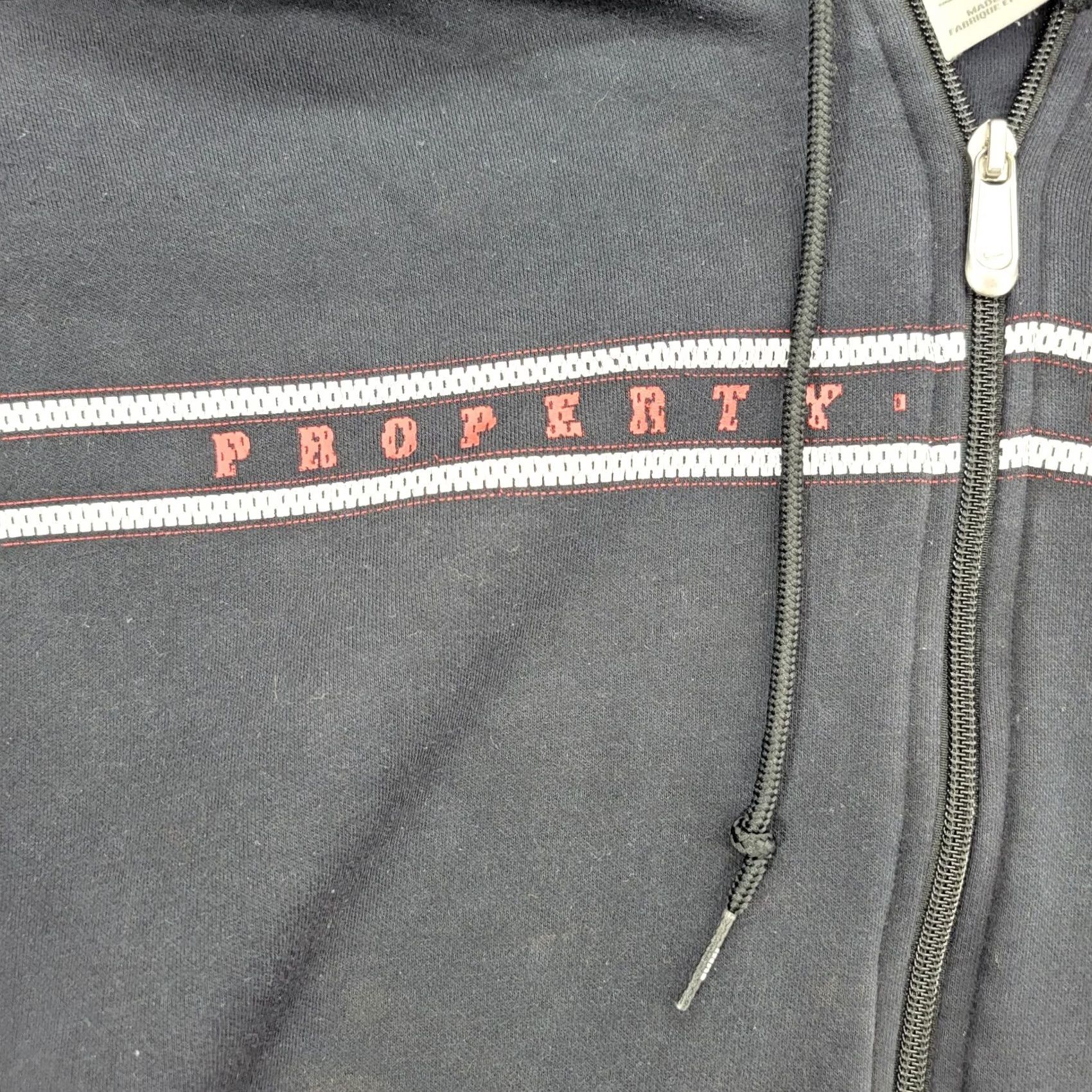 Nike Nike hoodie Mens 2XL Full Zip Sweatshirt Embroidered 90s Y2K Vintage Black Cotton Polyester Pockets Hooded Zip Regular Mens Size US XXL / EU 58 / 5 - 2 Thumbnail