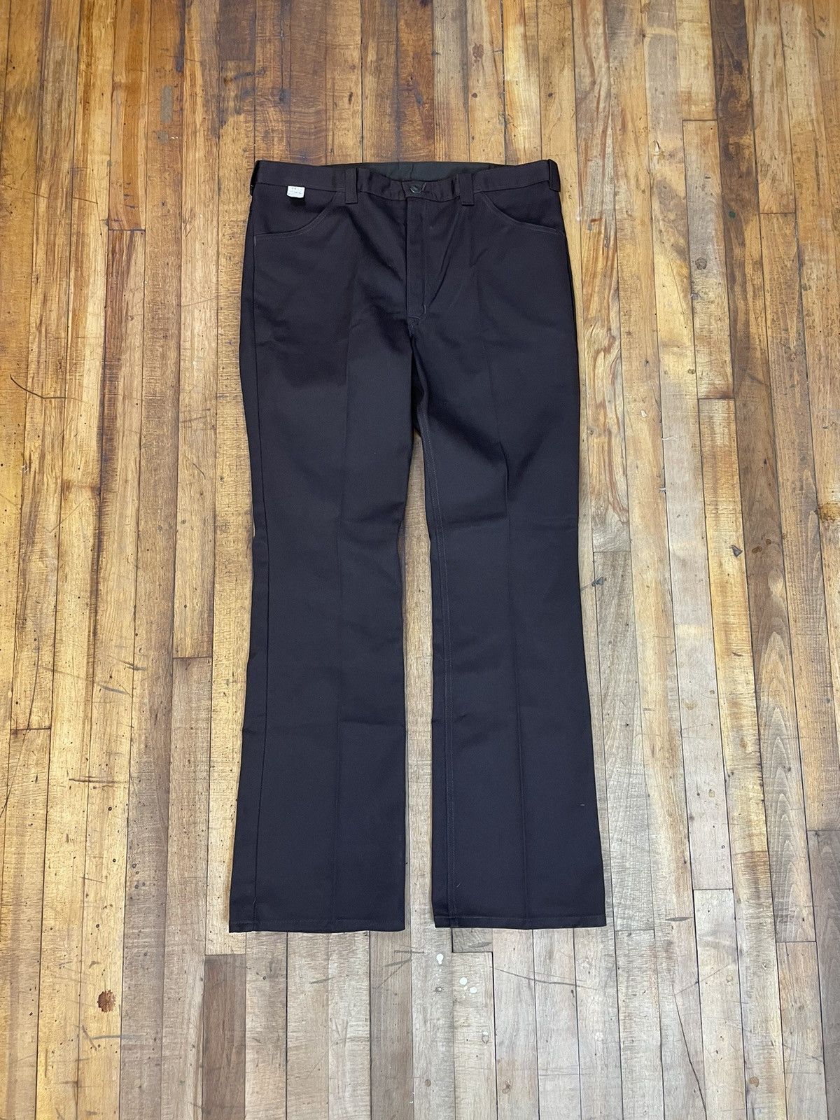Vintage VTG 1970’s JP Hammill Dark Brown Flare Work Pants Grailed