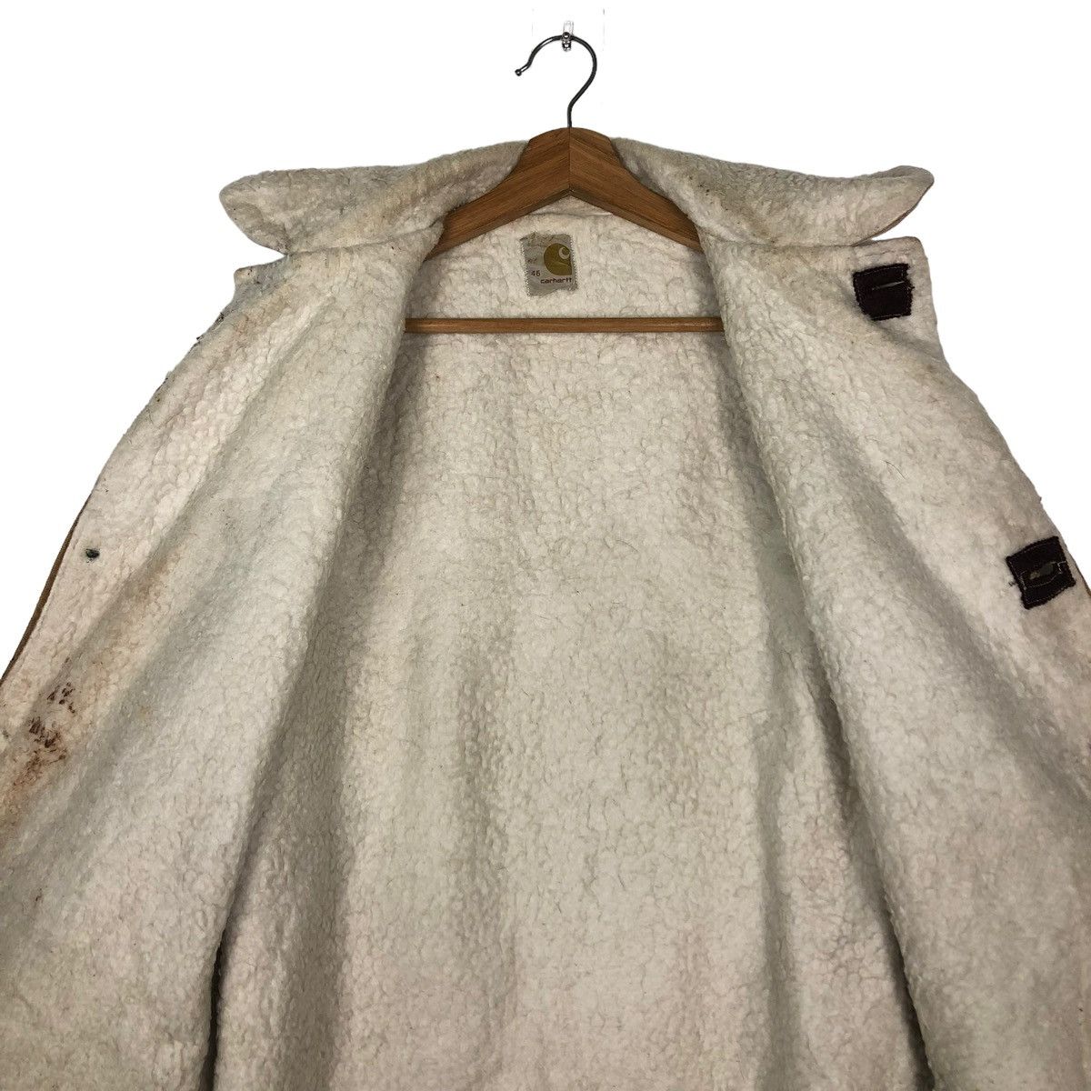 Carhartt 🔥VINTAGE 60’s CARHARTT CHORE WORK JACKET RUSTY WORN Size US M / EU 48-50 / 2 - 14 Thumbnail