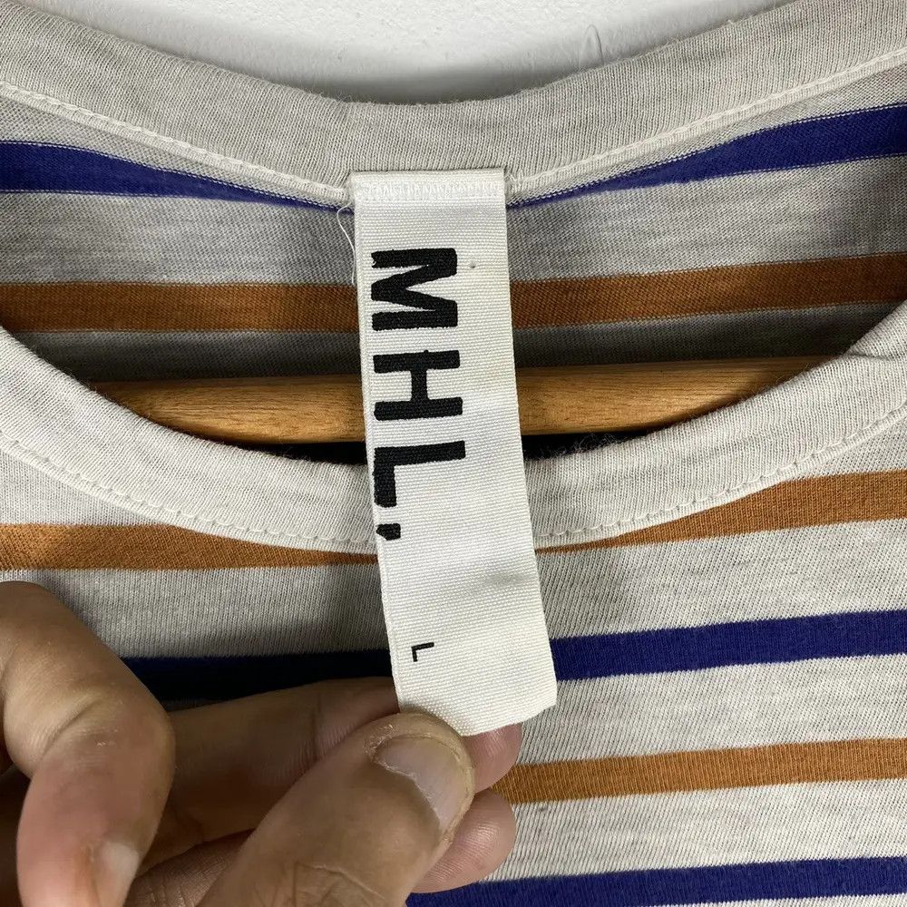 Margaret Howell MHL MARGARET HOWELL British Designer Striped Tee Size US L / EU 52-54 / 3 - 6 Thumbnail