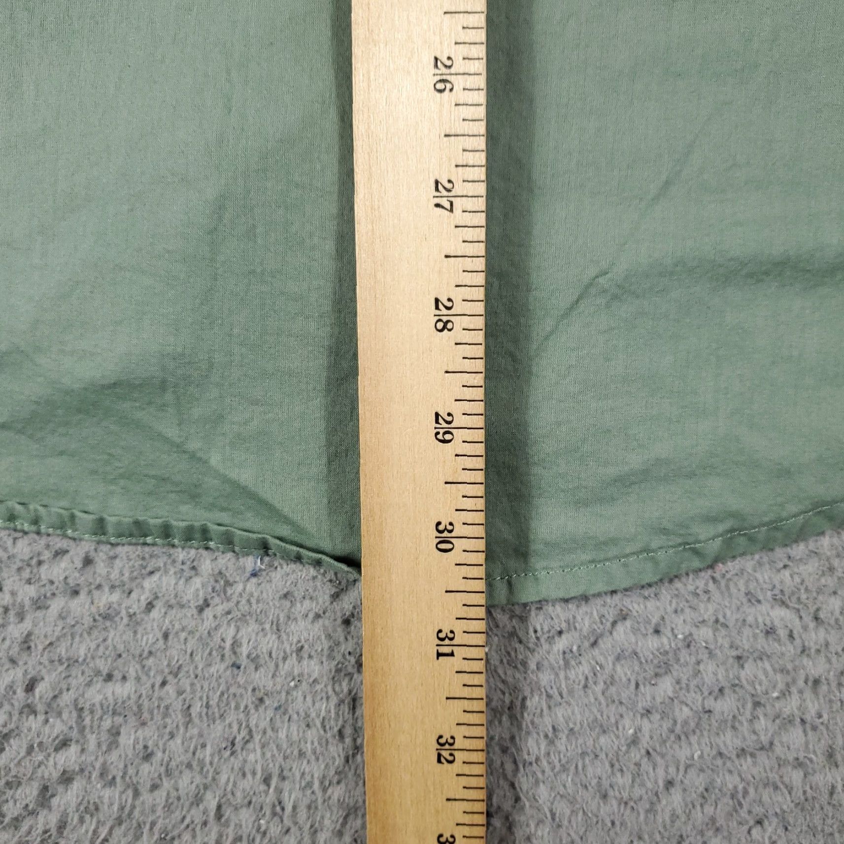 Vintage VINTAGE-Free Assembly Shirt Mens Large Green Pocket Button-Up Long Sleeve Size US L / EU 52-54 / 3 - 4 Thumbnail