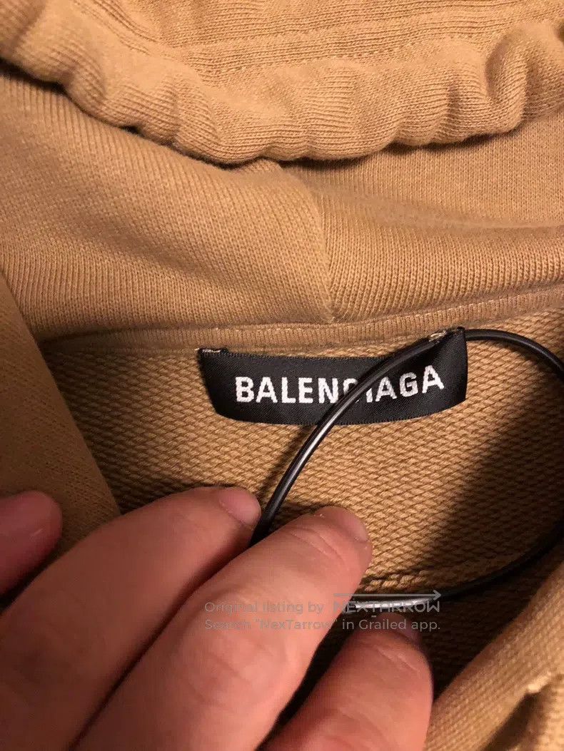 Balenciaga Balenciaga Wheat ear Logo letter hooded sweater Size US S / EU 44-46 / 1 - 4 Thumbnail