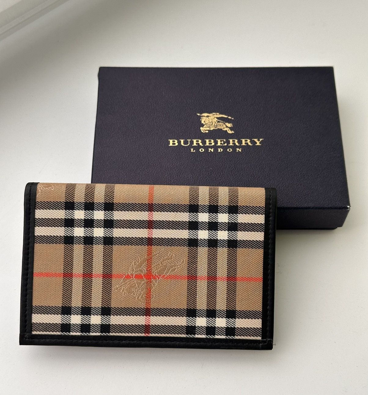 Burberry × Vintage 00’s Burberry London Nova-Check Gabardine Notebook Size ONE SIZE - 1 Thumbnail