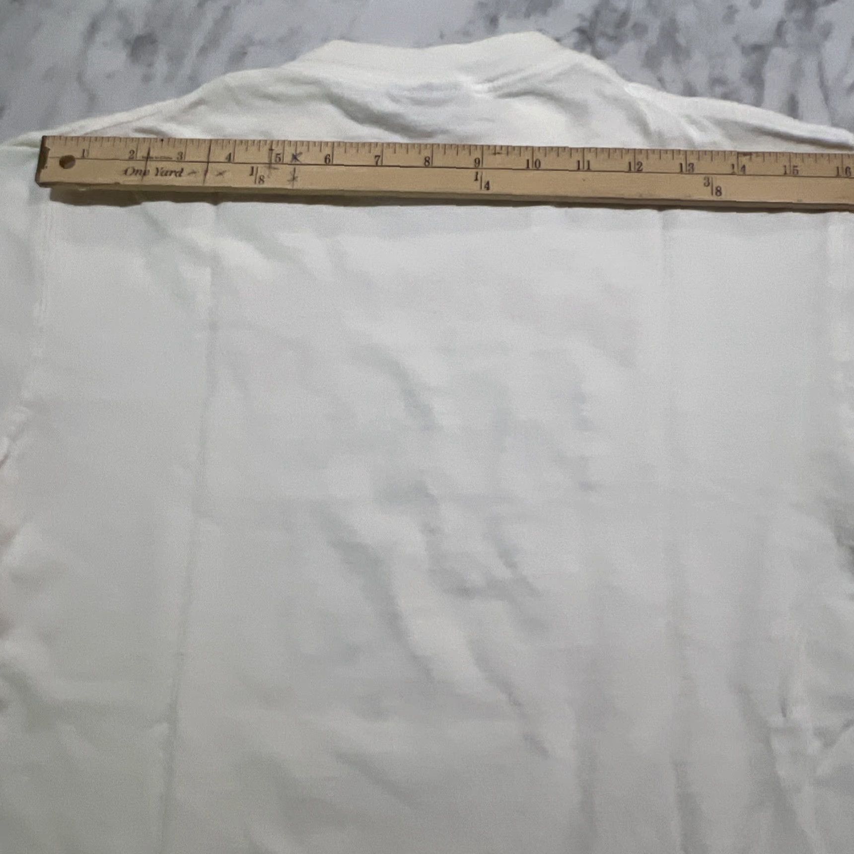 Vintage VINTAGE Oceanside Museum Arts Foundation T shirt Men’s M Single Stitch Oneita Shirt Mens White Cotton Graphic Print 1990s Art Theme Size US M / EU 48-50 / 2 - 6 Thumbnail