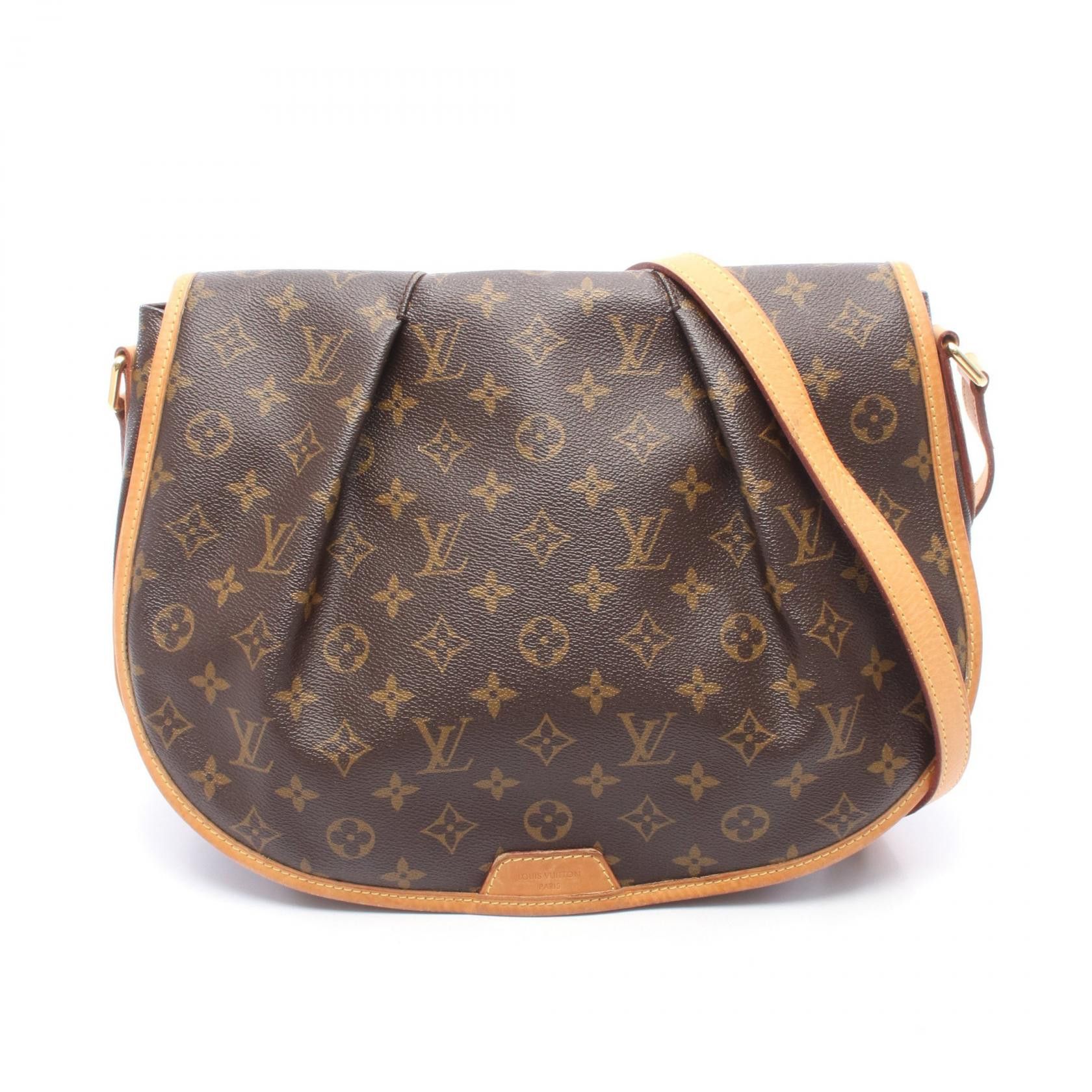 Louis Vuitton Louis Vuitton Louis Vuitton Menilmontant MM Monogram Shoulder Bag Textile Shoulder Bag M40473 DUTY FREE for USA Size ONE SIZE - 1 Thumbnail