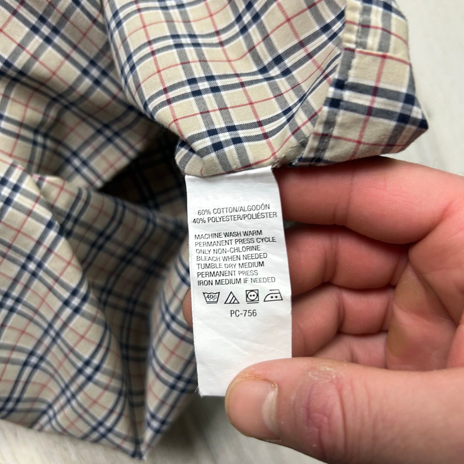 Van Heusen × Vintage Van Heusen Short Sleeve Button Down Plaid Mini Grid Shirt Size US XL / EU 56 / 4 - 4 Thumbnail