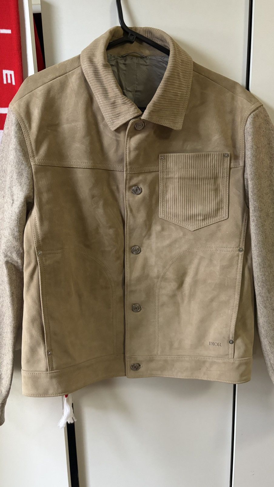 Dior Christian Dior Beige Suede Jacket Size US S / EU 44-46 / 1 - 2 Thumbnail