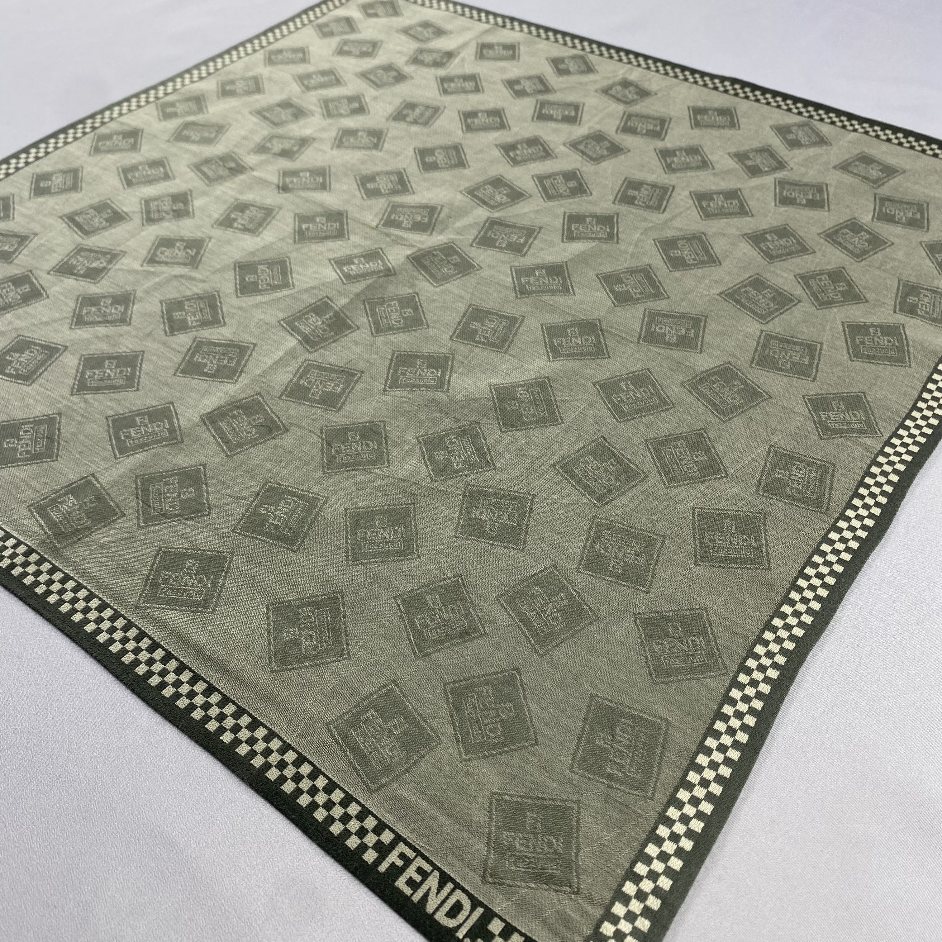 Vintage Fendi Handkerchief / Neckerchief / Bandana-P1585 Size ONE SIZE - 2 Thumbnail