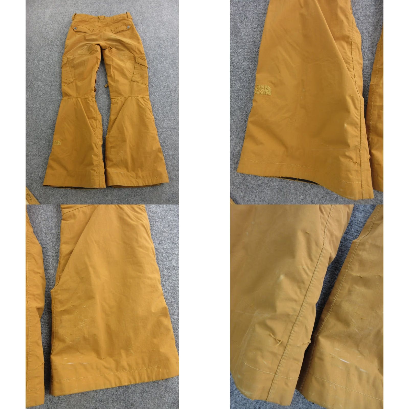 The North Face The North Face Snow Pants Womens Small Yellow Insulated Ski Cargo Flare Leg Size 28" / US 6 / IT 42 - 9 Thumbnail