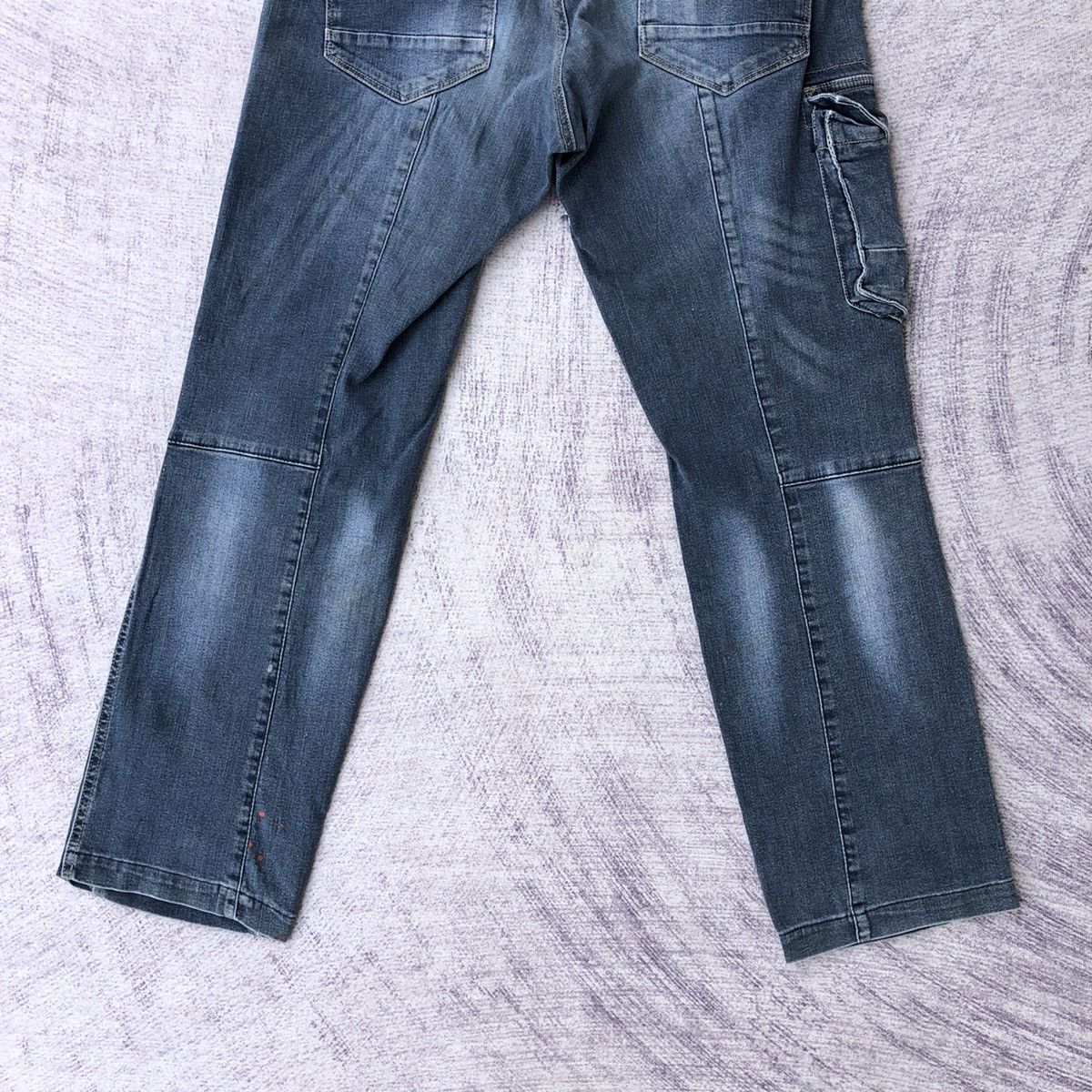 Jean × Vintage Vintage Distressed Jeans Bush Pocket/Cargo pants Size US 30 / EU 46 - 17 Thumbnail