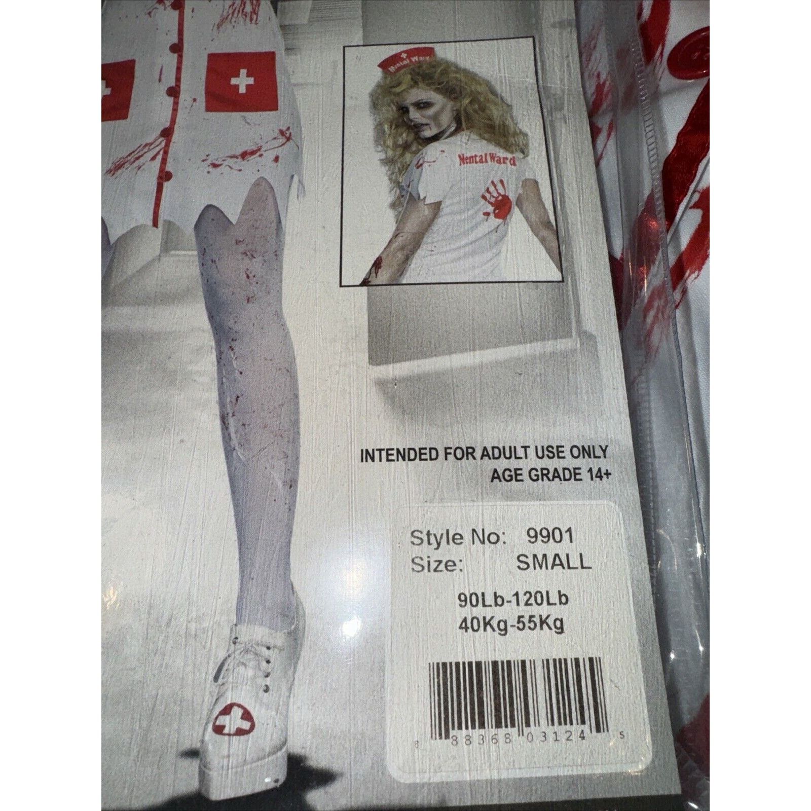 Other SEXY Halloween Dreamgirl Mental Ward Nurse Costume Sm Dress Size S / US 4 / IT 40 - 3 Thumbnail
