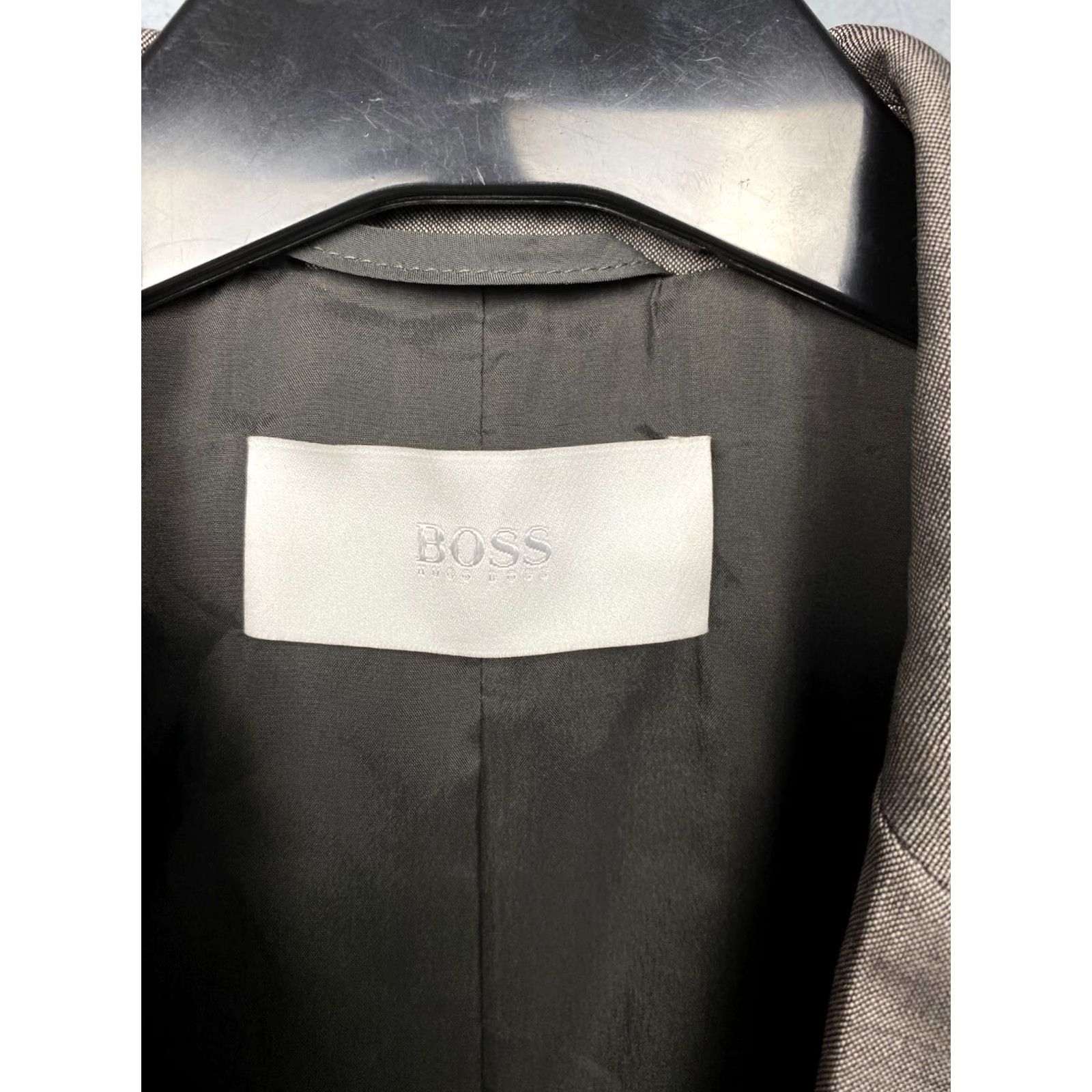 Hugo Boss Hugo Boss Womens Wool Blazer 1 button Jacket US 12 Gray Blazer Womens 12 Wool Button Holiday Size XL / US 12-14 / IT 48-50 - 3 Thumbnail