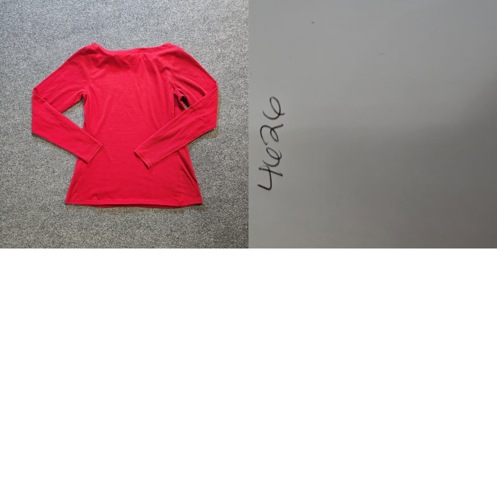 Vintage REI Top Womens Medium Red Orange Stripe Cowl Neck Long Sleeve Stretch Casual Shirt Blouse Womens Regular Crewneck? Size M / US 6-8 / IT 42-44 - 8 Thumbnail