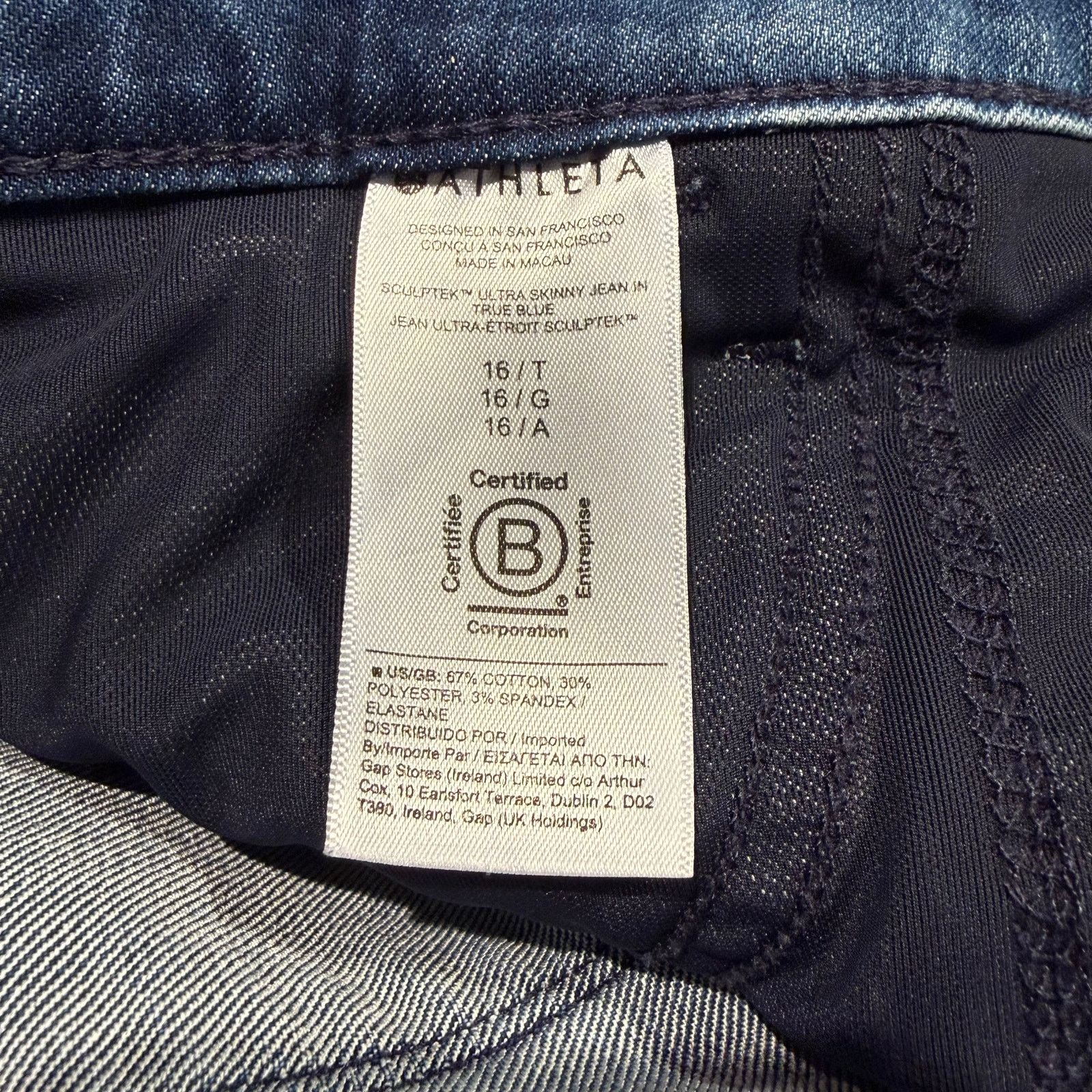 Athleta Athleta Women’s Ultra Skinny Jeans Size 16T Size 38" / US 16 / IT 52 - 6 Thumbnail