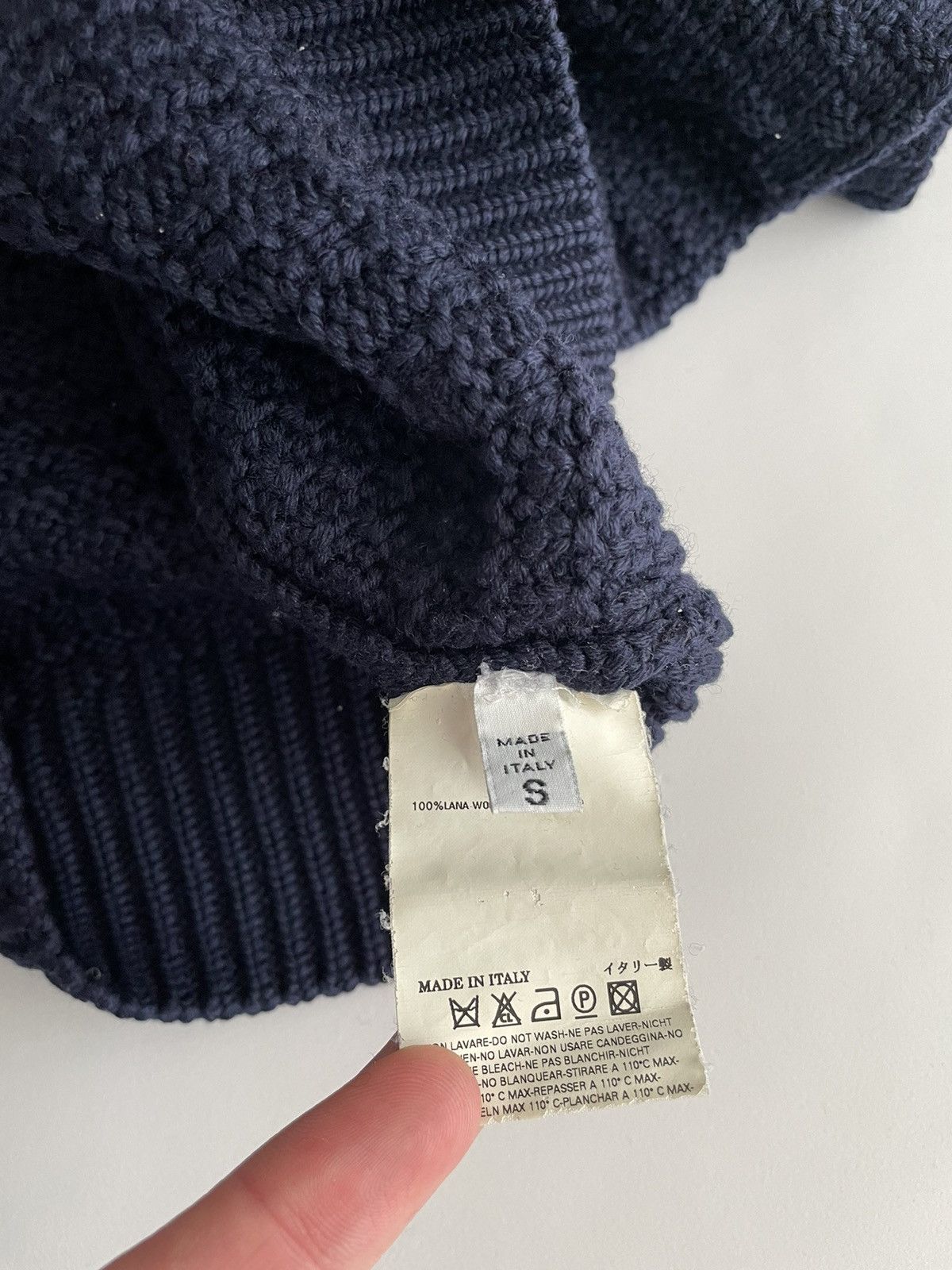 Maison Margiela Martin Margiela AW07 Check Weave Heavy Wool Sweater Size US S / EU 44-46 / 1 - 6 Thumbnail