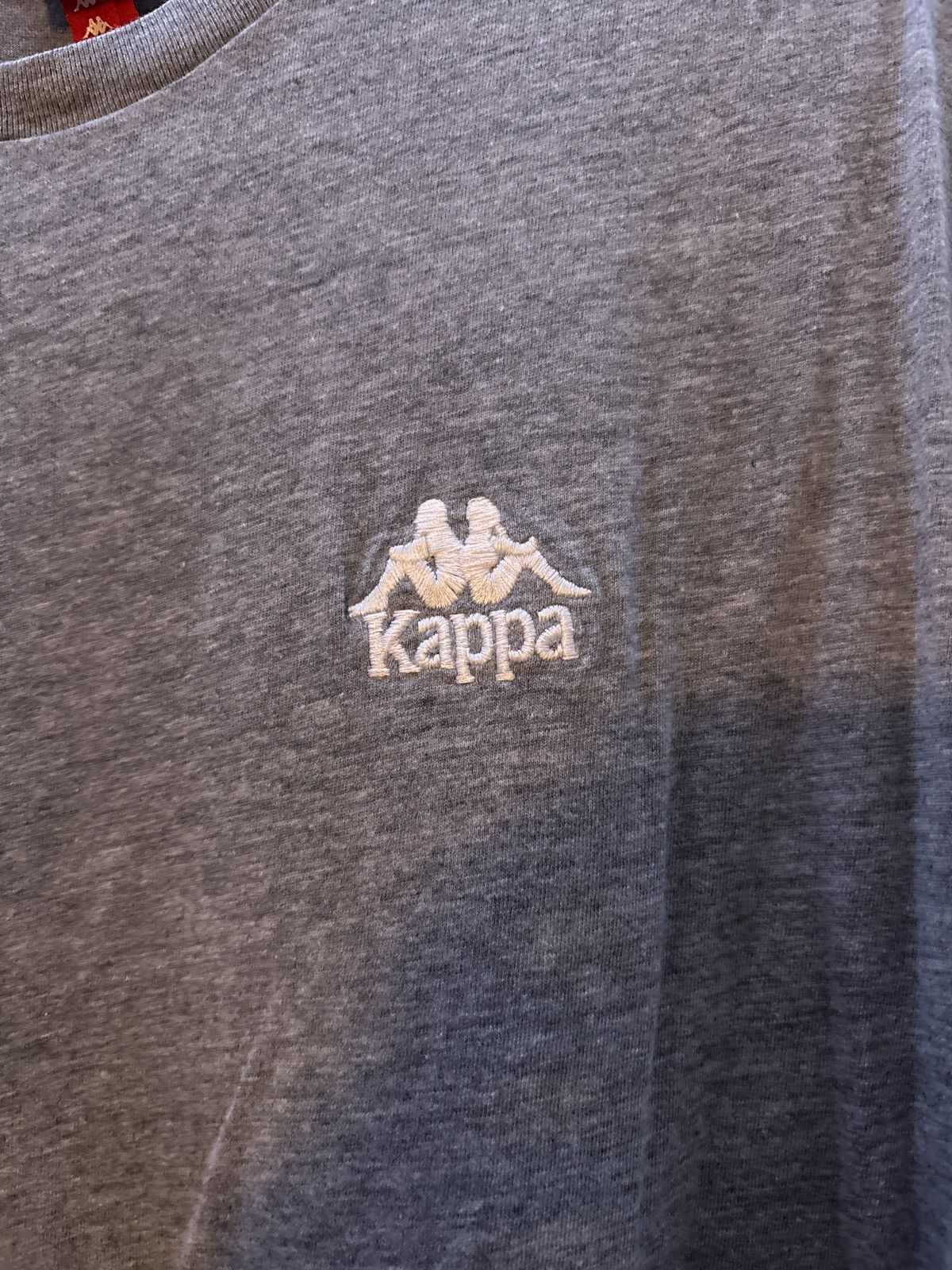 Kappa Vintage Kappa Grey tee Size US L / EU 52-54 / 3 - 2 Thumbnail
