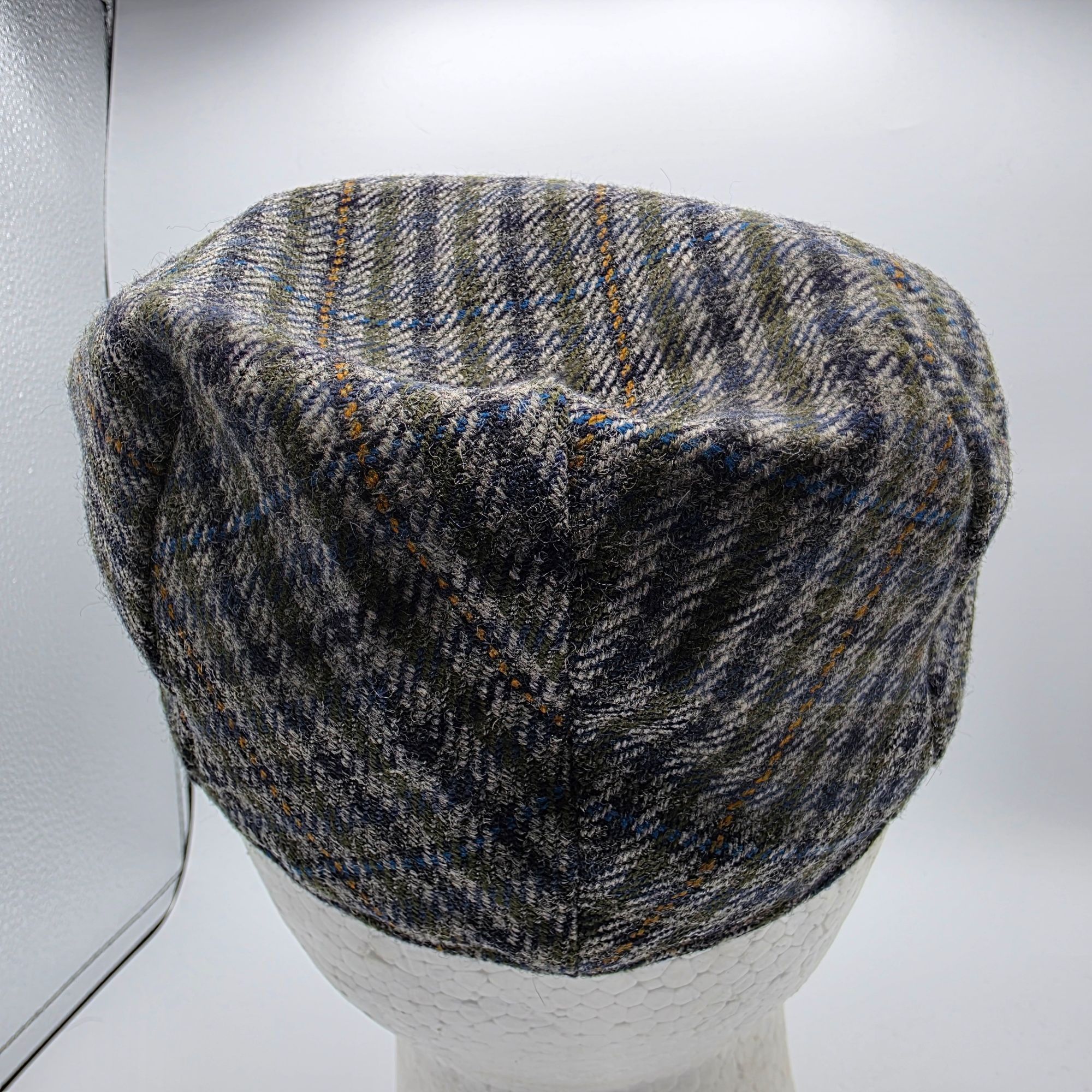 Other Scottish Cheviot Cloth Wool Newsboy Cap By Teviotex Hawick A Size ONE SIZE - 3 Thumbnail