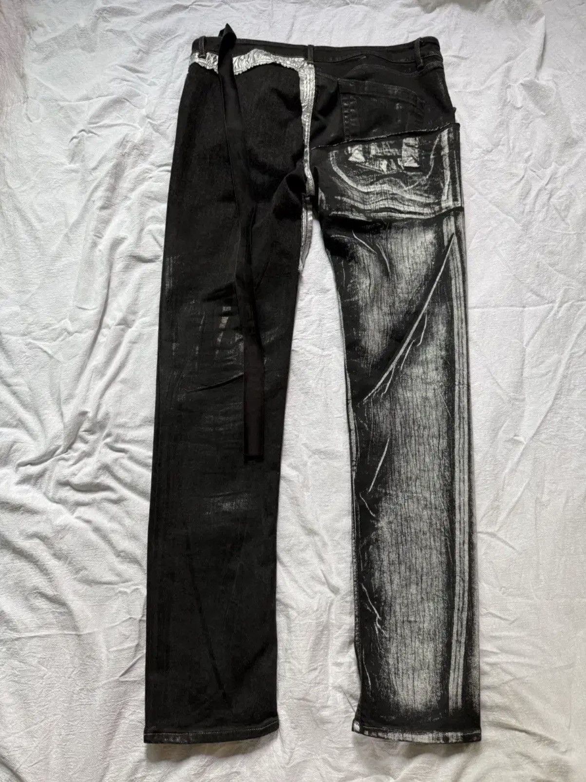 Rick Owens Rick Owens Sample Tyrone Collage Jeans SS20 | Grailed