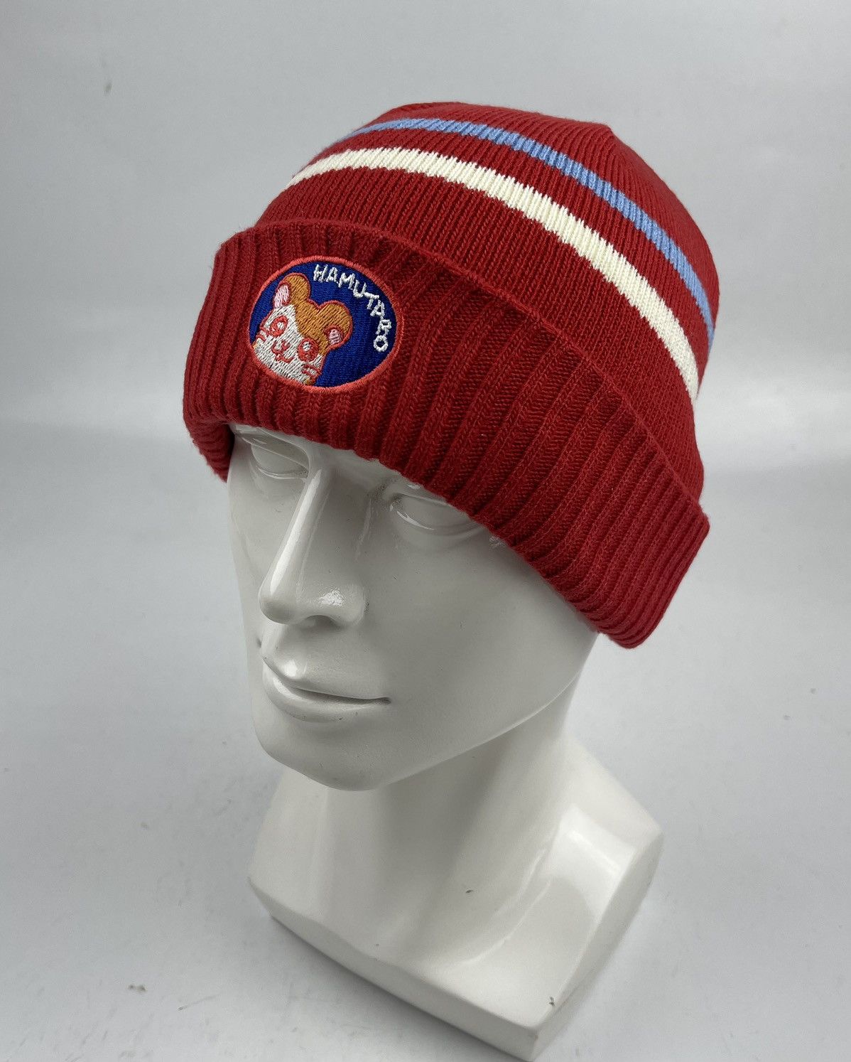 Japanese Brand × Vintage hamutaro beanie hat tc28 Size ONE SIZE - 1 Thumbnail