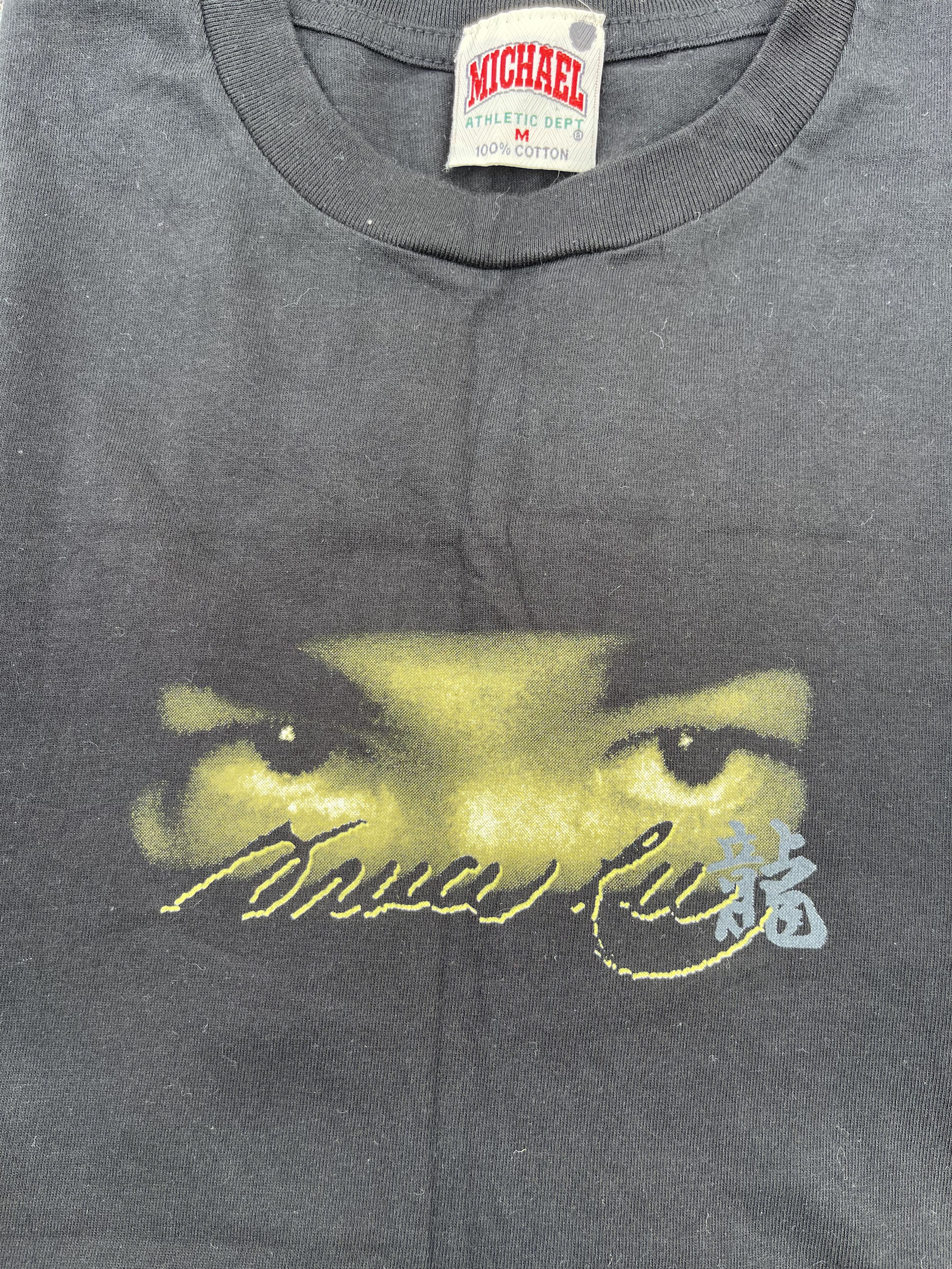 5351 POUR LES HOMMES × Vintage Vintage 5351 Pour Les Hommes x Bruce Lee Black Tee Size M Size US M / EU 48-50 / 2 - 2 Thumbnail