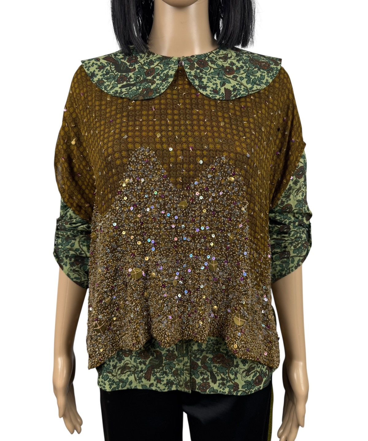 Other Sabyasachi 2in1 Shirt Cotton Silk Vest Hand Stitched size 10 Size M / US 6-8 / IT 42-44 - 10 Thumbnail