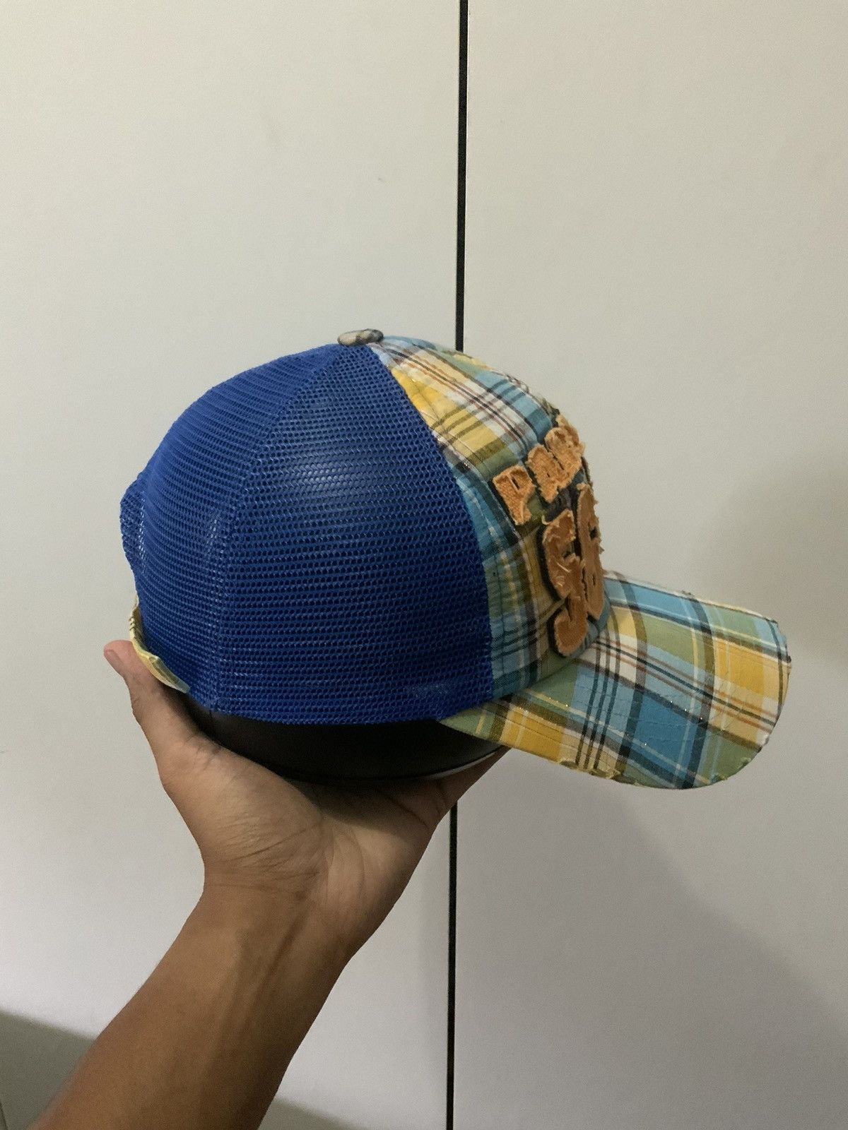 Japanese Brand Paradise 56-289 Distressed Trucker Hat Cap Size ONE SIZE - 5 Thumbnail