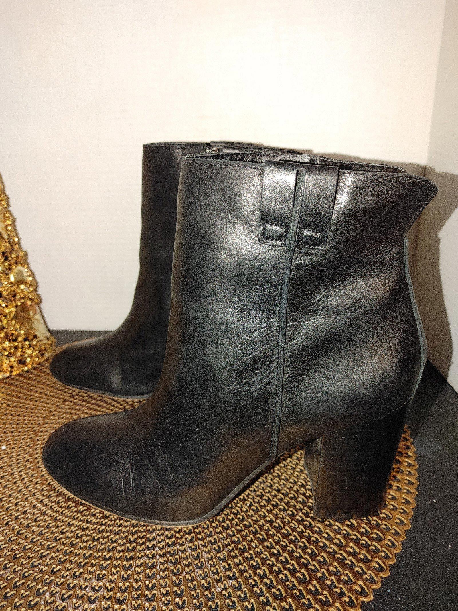 Designer Sam Edelman Fairfield Leather Boots Size 9.5 Size US 9.5 / IT 39.5 - 1 Thumbnail