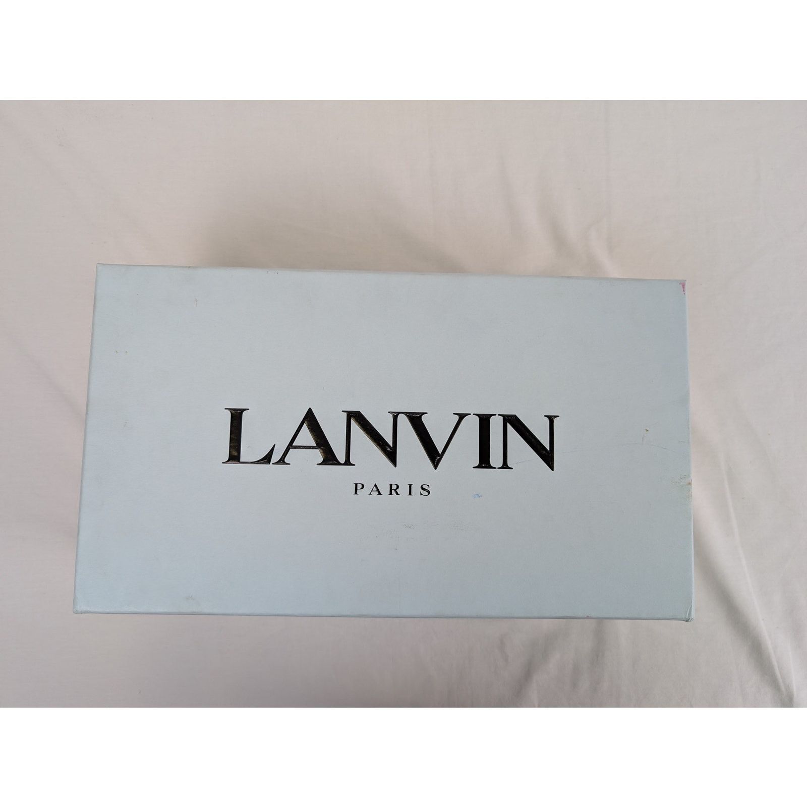 Lanvin o1rshd1 Embossed Nubucked Calfskin Low top Sneakers in Blue Size US 8 / EU 41 - 6 Thumbnail