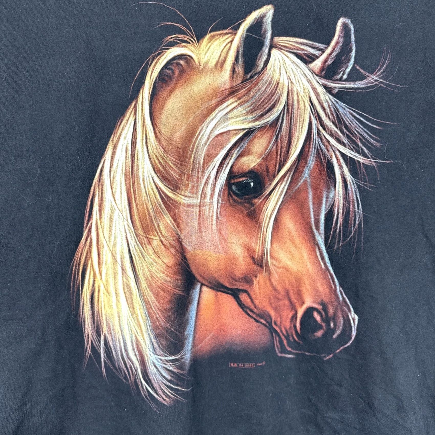 Vintage VINTAGE Hero Buff Horse Animal Nature Wildlife Graphic T Shirt XXL Double Sided Men Size US XXL / EU 58 / 5 - 2 Thumbnail