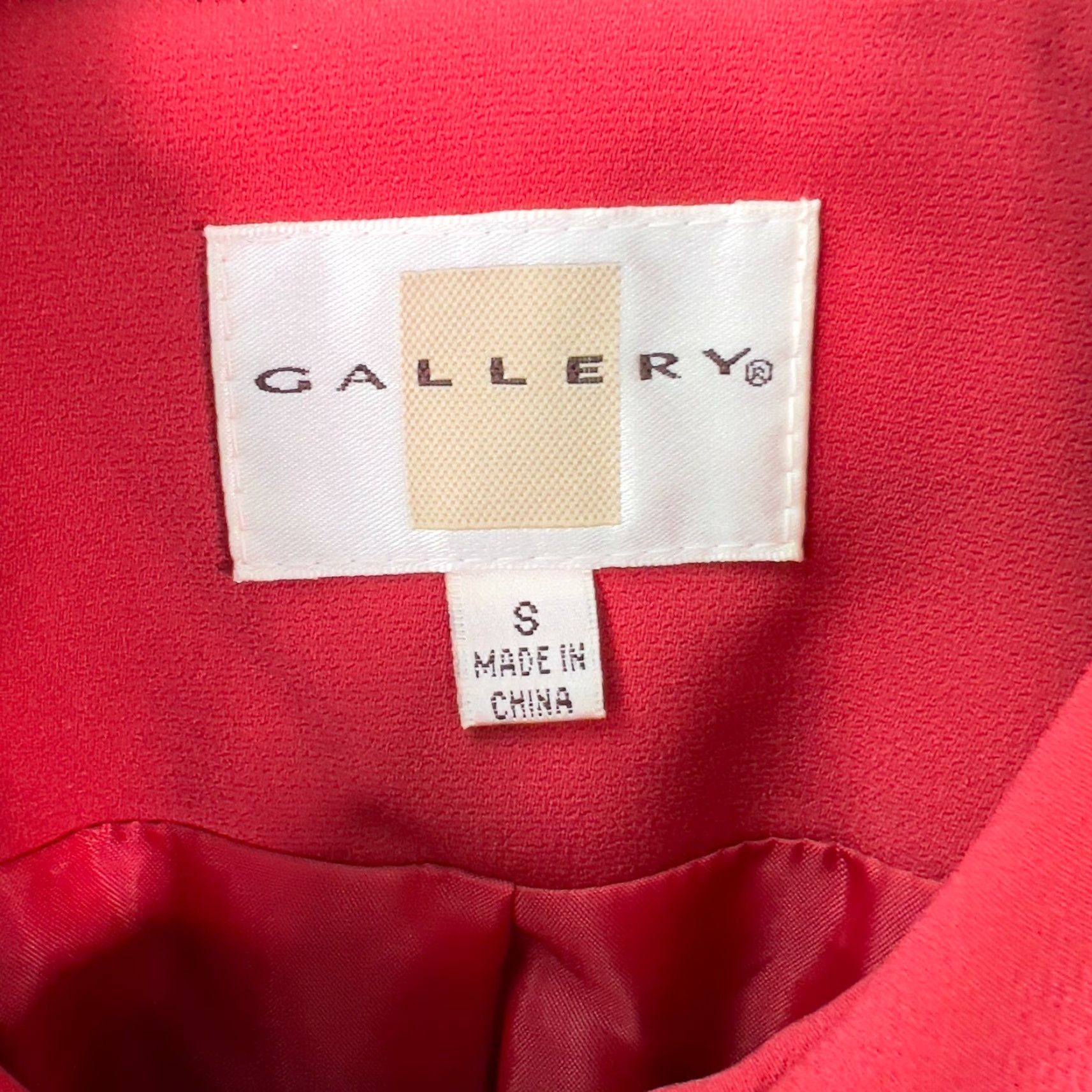 Vintage Gallery Trench Coat Womens Lipstick Red Water Repellent Lined Long Coat Small Size S / US 4 / IT 40 - 7 Thumbnail