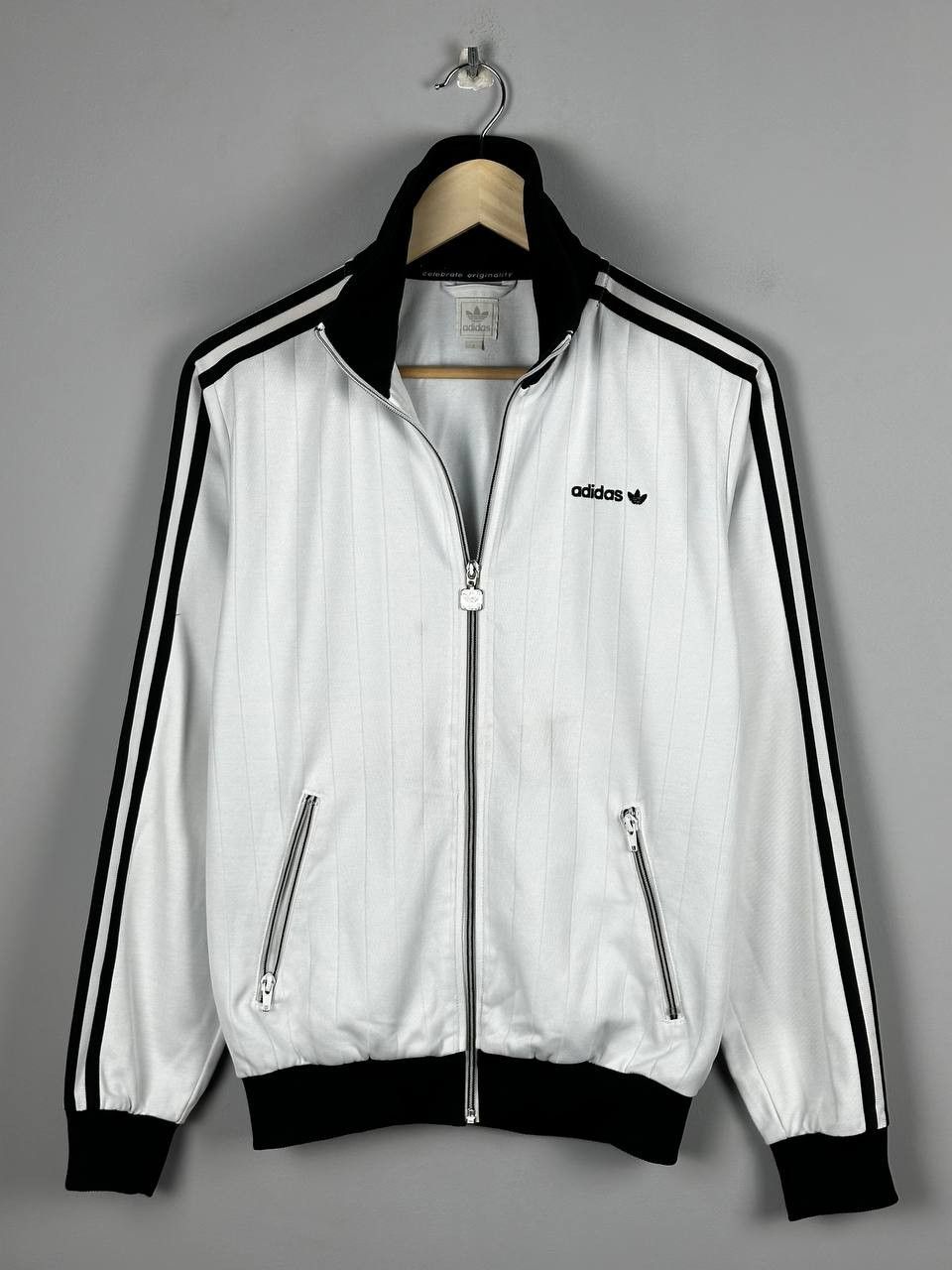 Adidas Vintage Adidas Track Jacket Striped Y2K Size US S / EU 44-46 / 1 - 1 Thumbnail