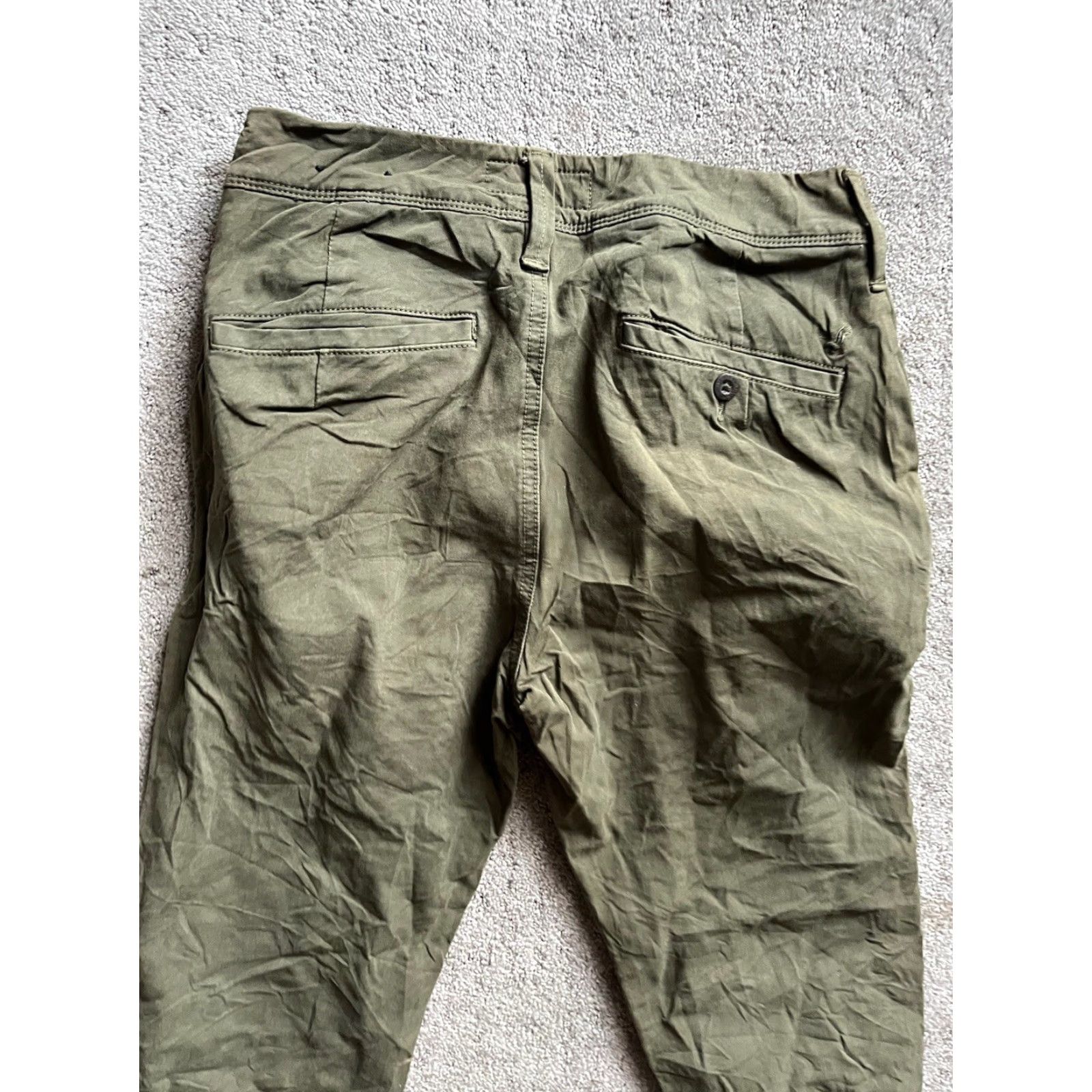 American Eagle Outfitters AMERICAN EAGLE EXTREME FLEX PANT Green 360 Extreme Flex Green 28x30 Size US 28 / EU 44 - 4 Thumbnail