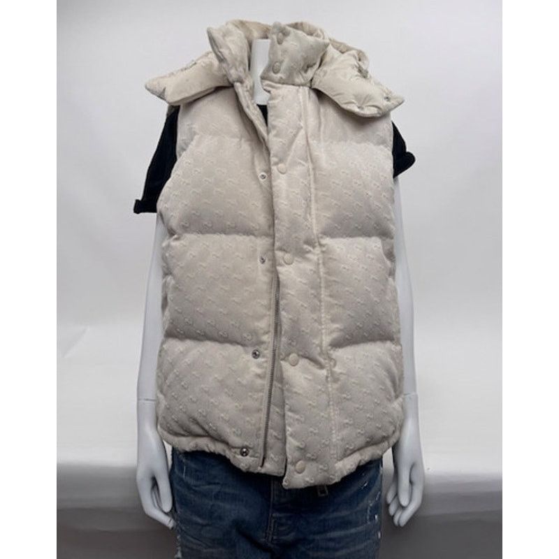 Gucci Gucci White Full Zip Puffer Hooded Vest Jacket Size 50 Size XL / US 12-14 / IT 48-50 - 24 Thumbnail